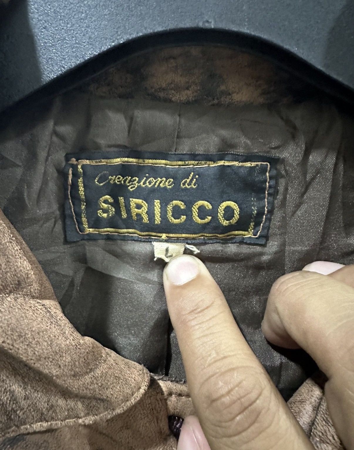 Japanese Brand 90’s Creazione Di Sirocco Leather Jacket Size US L / EU 52-54 / 3 - 9 Thumbnail