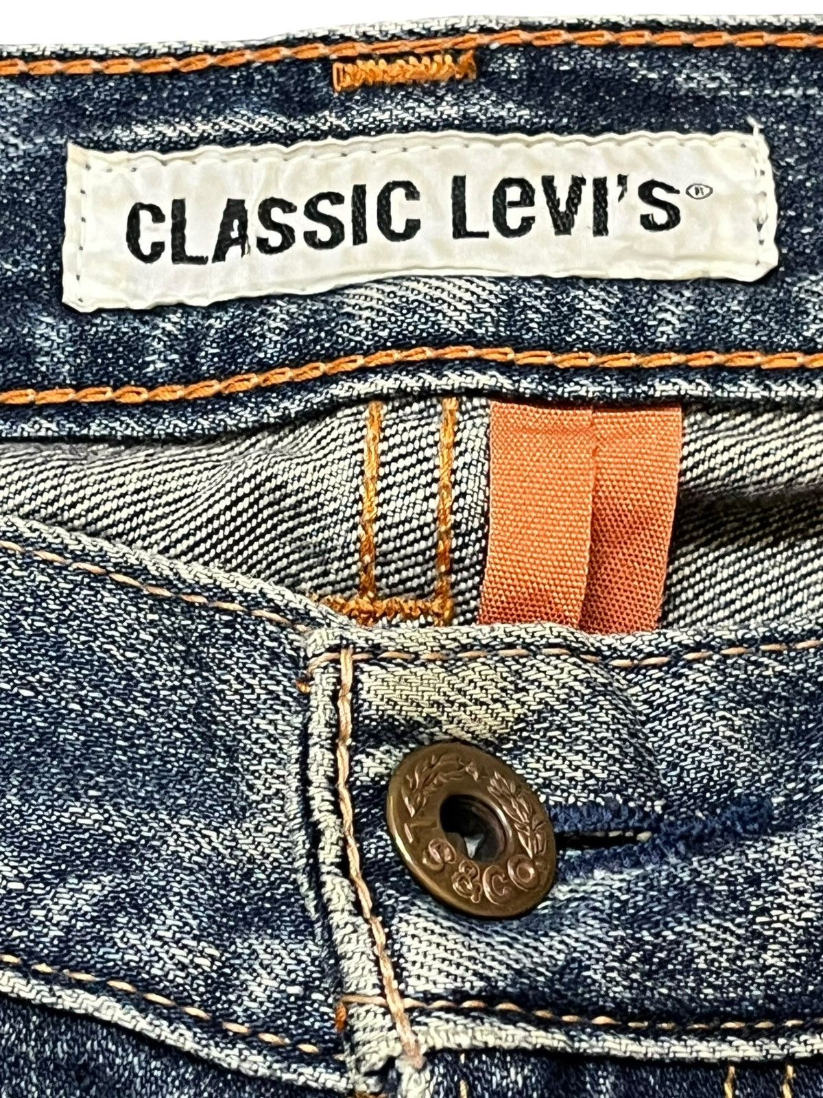 Levi's Vintage Clothing Vintage Levi’s 503 Blue Indigo Ripped Distressed Denim Size US 33 - 5 Thumbnail