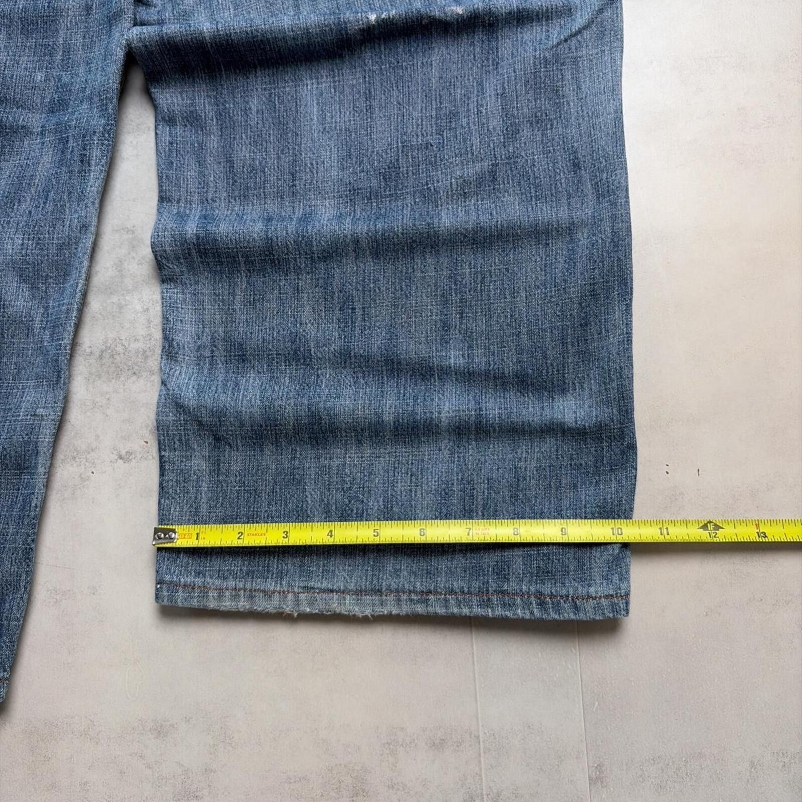 Tommy Hilfiger Y2K Tommy Hilfiger Grunge Baggy Carpenter Skater Denim Jeans Size US 33 - 8 Thumbnail