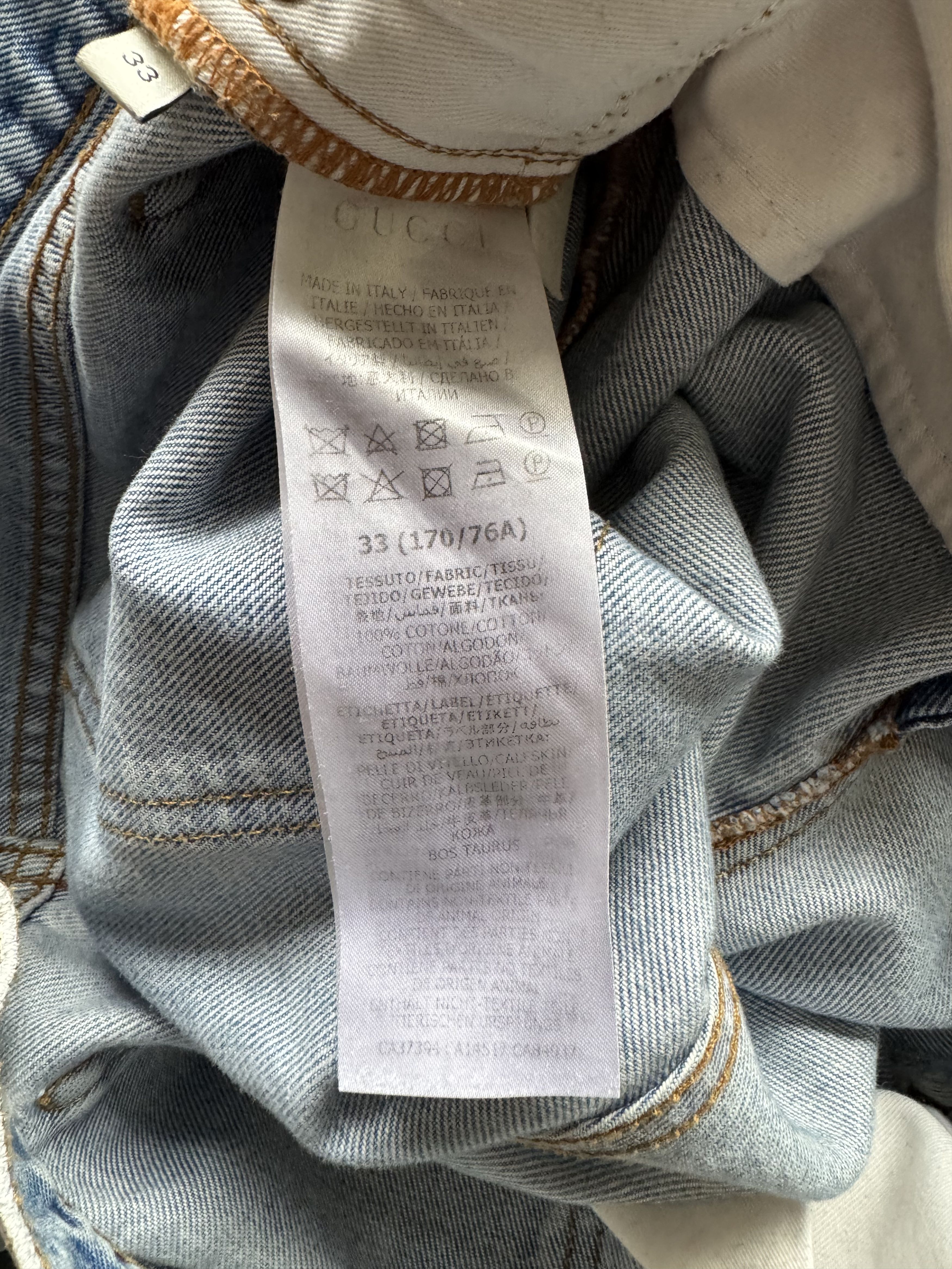 Gucci Denim Pants with Distressed Detailing Size US 33 - 16 Thumbnail