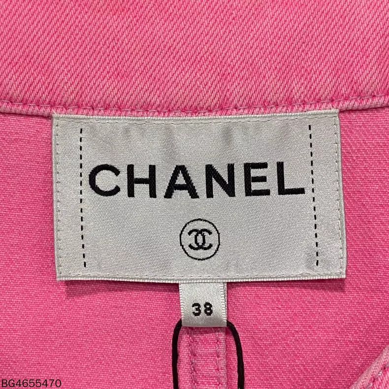 Chanel Chanel Rose red denim jacket Size XS / US 0-2 / IT 36-38 - 5 Thumbnail