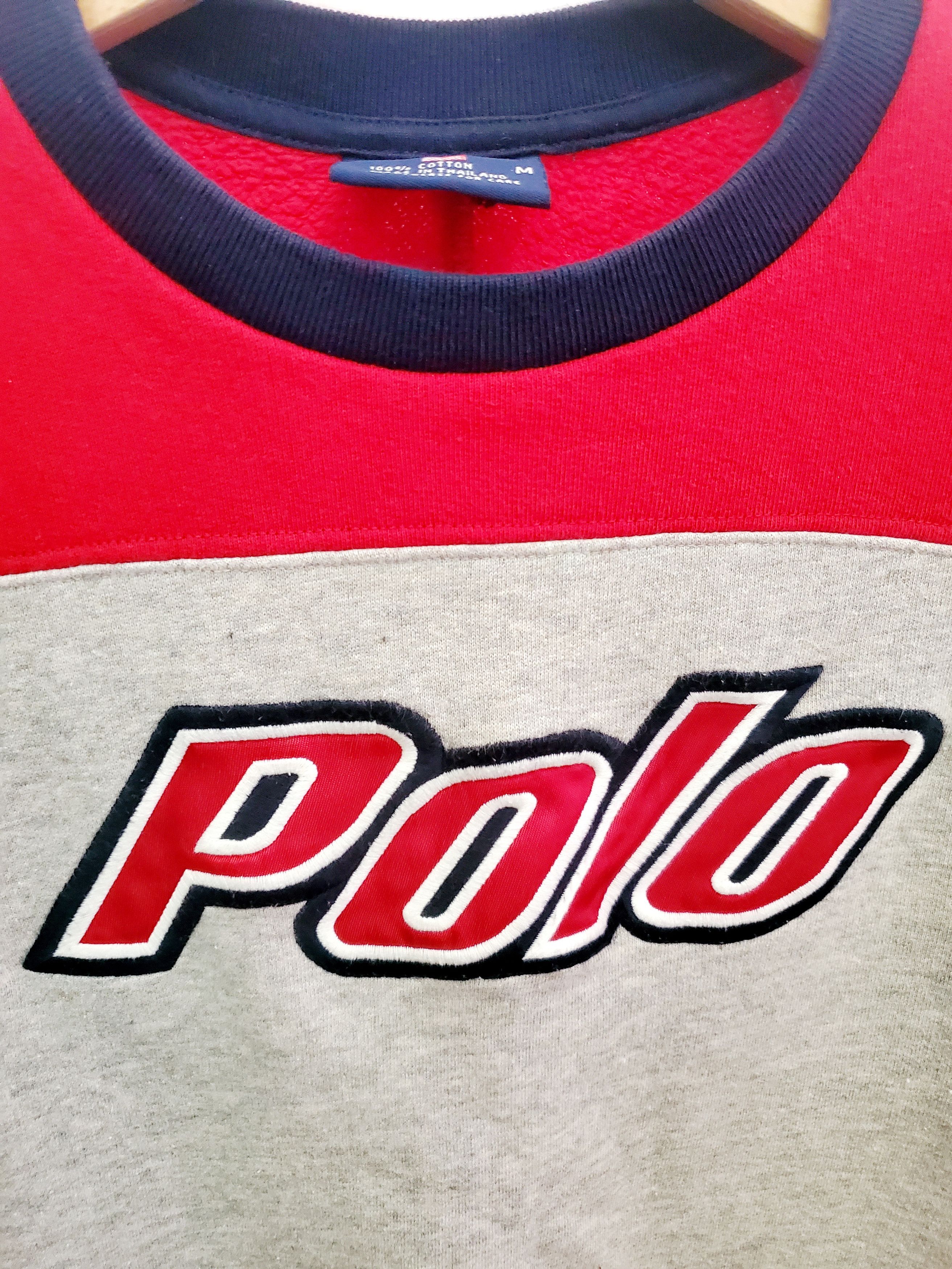 Polo Ralph Lauren × Vintage Vintage Polo Ralph Lauren sport hockey sweatshirt size M Size M / US 6-8 / IT 42-44 - 4 Thumbnail