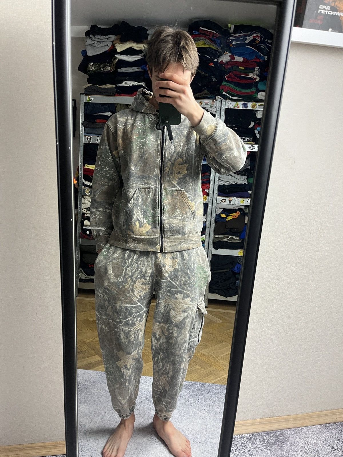Japanese Brand Crazy Vintage Y2K Realtree Zip Hoodie and Pants Tracksuit Size US M / EU 48-50 / 2 - 2 Thumbnail