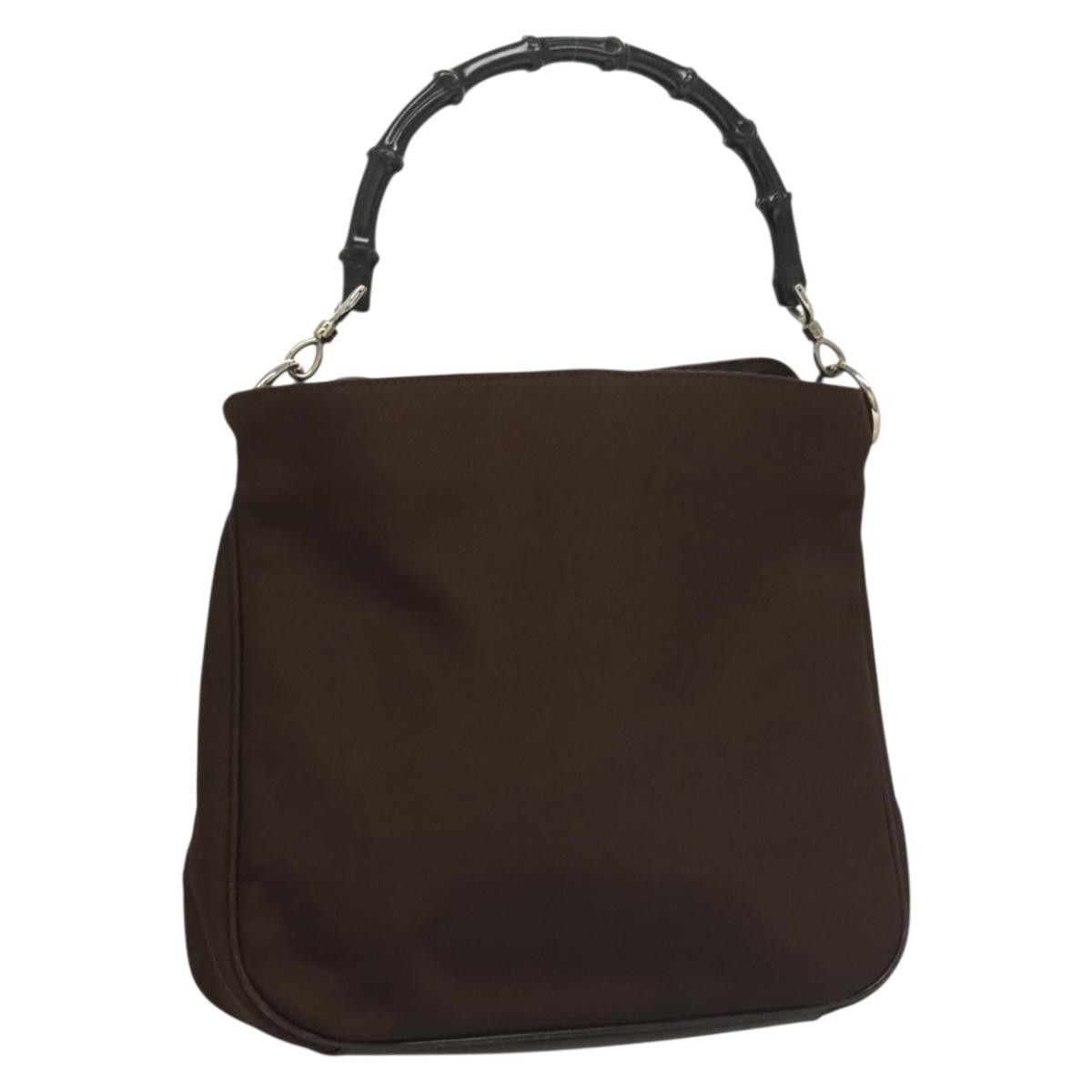 Gucci Gucci Vintage Bamboo Handle Tote Nylon Size ONE SIZE - 1 Thumbnail