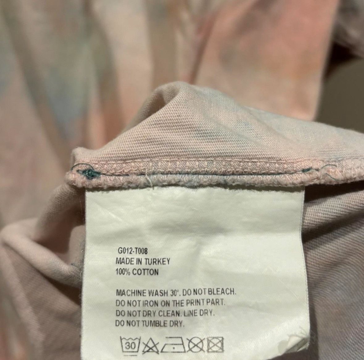 Gosha Rubchinskiy Gosha Rubchinskiy Soccer Alien Tie Dye Shirt Size US XL / EU 56 / 4 - 3 Thumbnail