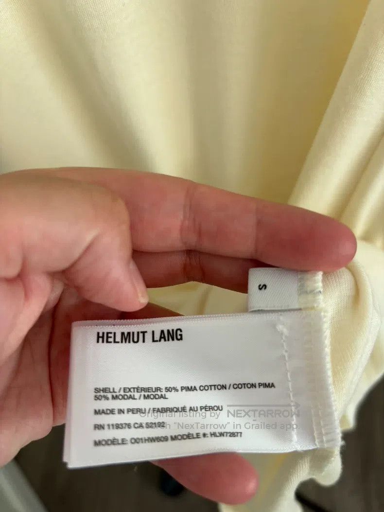 Helmut Lang HELMUT LANG Pima Cotton Dress - Size S Size S / US 4 / IT 40 - 4 Thumbnail