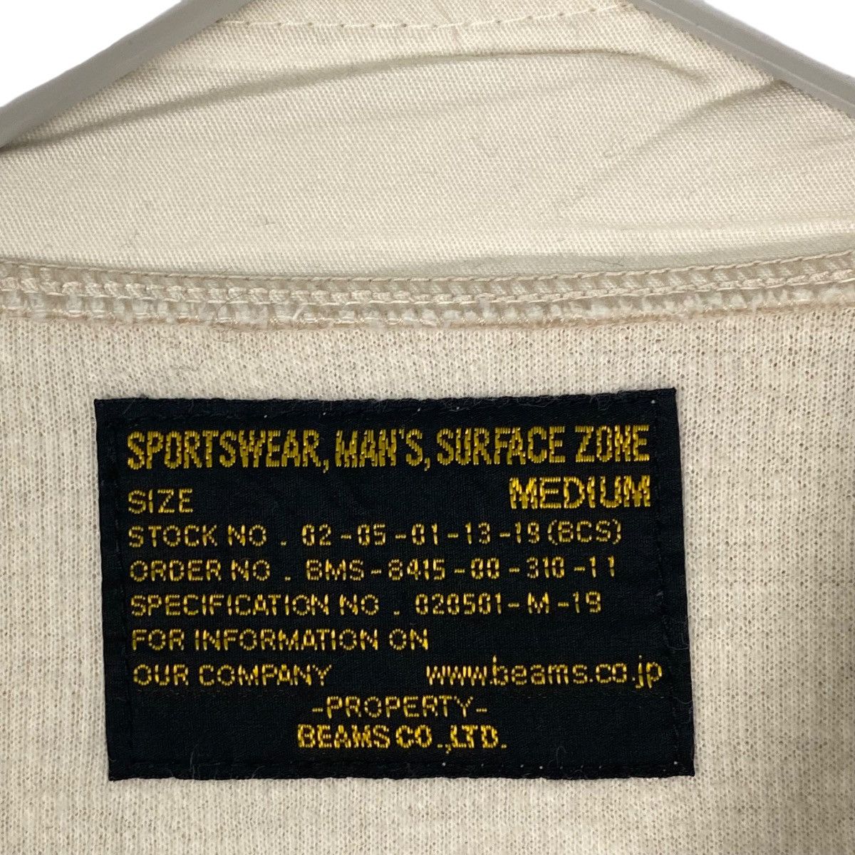 Other Vintage Surf Family Half Button Beige Pullover Jumper Size M Size US M / EU 48-50 / 2 - 5 Thumbnail