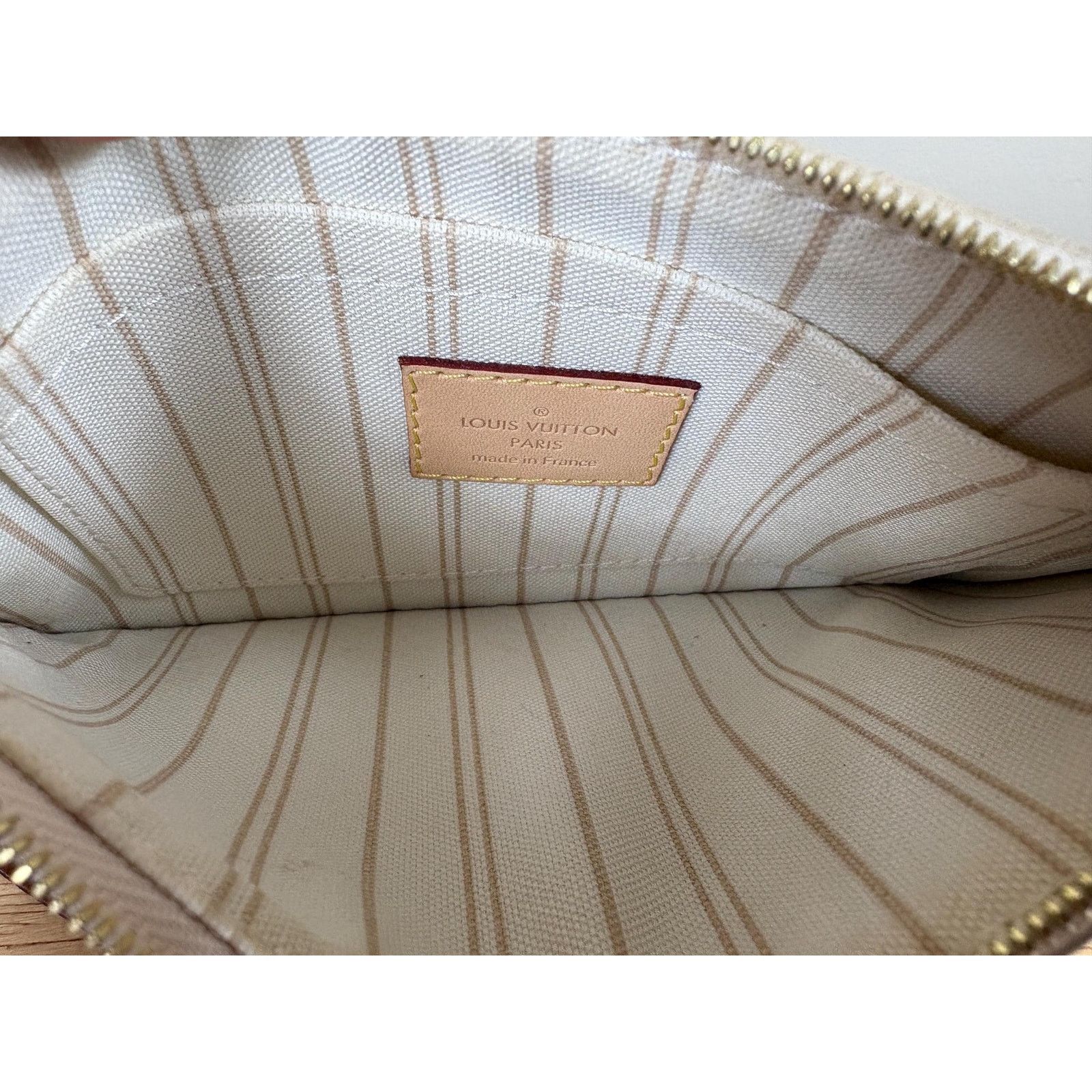 Louis Vuitton Authentic Louis Vuitton Neverfull PM Pouch Damier Azur Size ONE SIZE - 6 Thumbnail