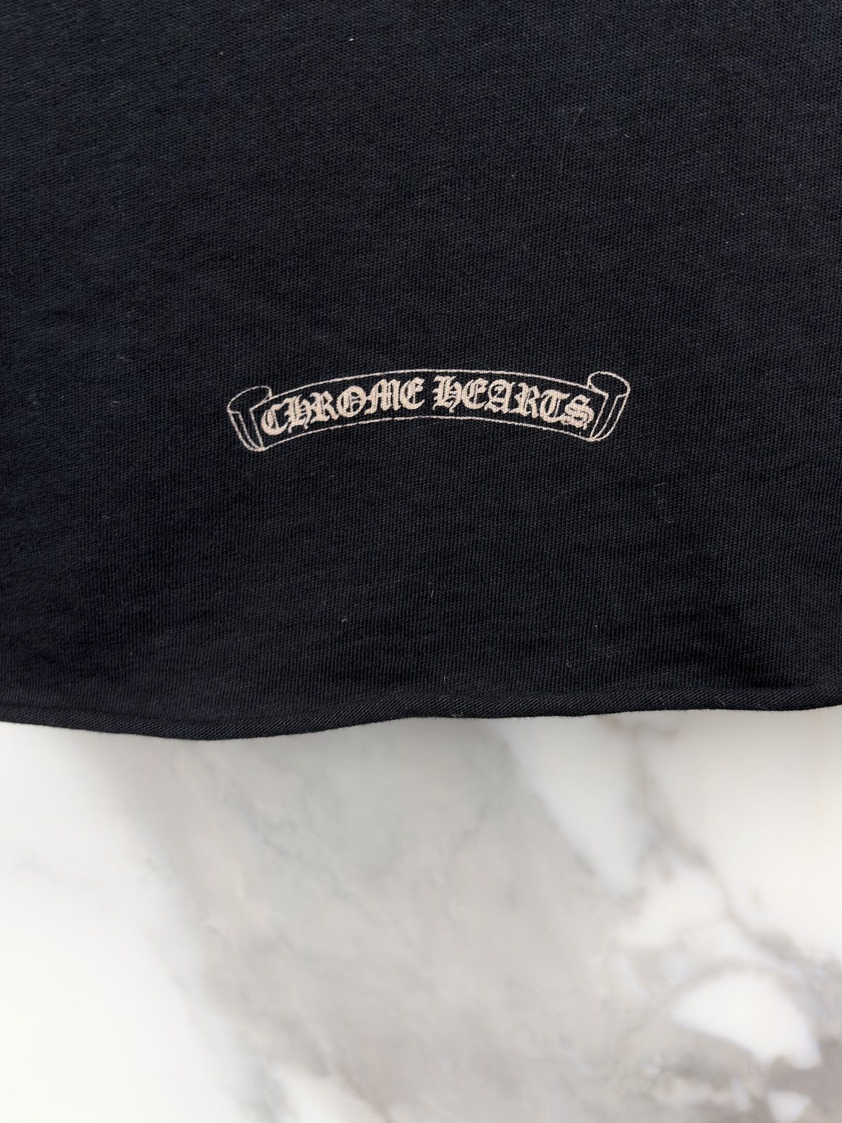 Chrome Hearts Chrome Hearts Fuck You Distressed Logo Raw Hem Tshirt Size M / US 6-8 / IT 42-44 - 6 Thumbnail