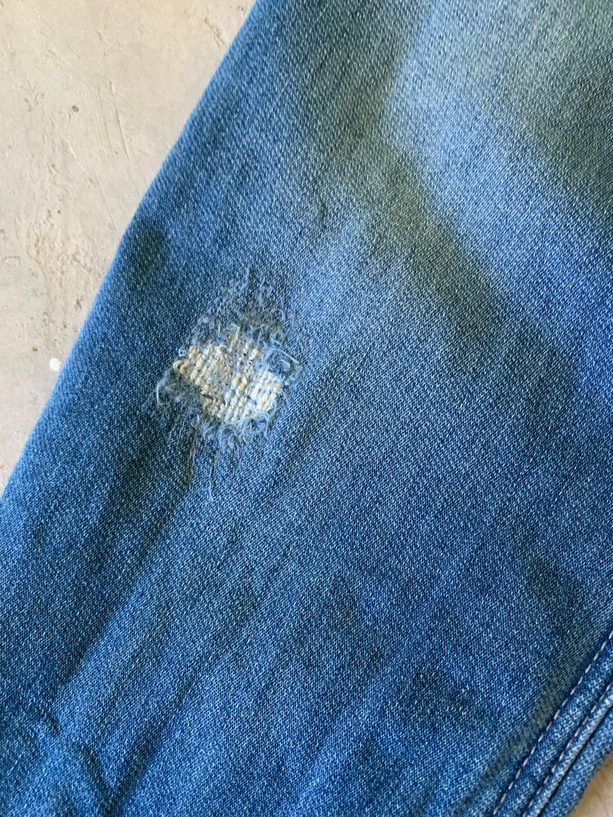MOUSSY AZUL by Moussy Distressed Drawstring Denim Size US 28 / EU 44 - 5 Thumbnail