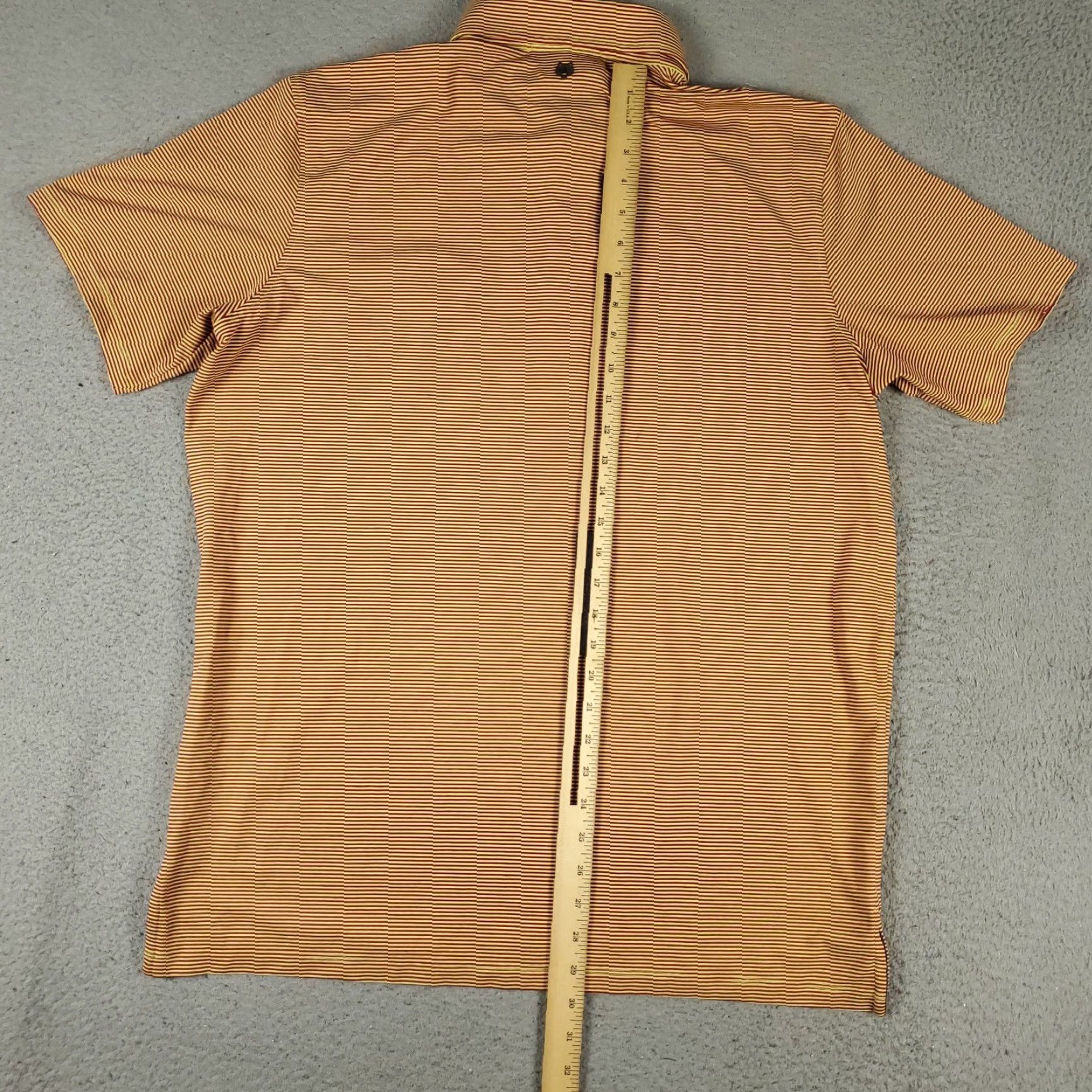 Vintage Greyson Polo Shirt Mens L Red Striped Logo Golf Short Sleeve Polo Size US L / EU 52-54 / 3 - 4 Thumbnail
