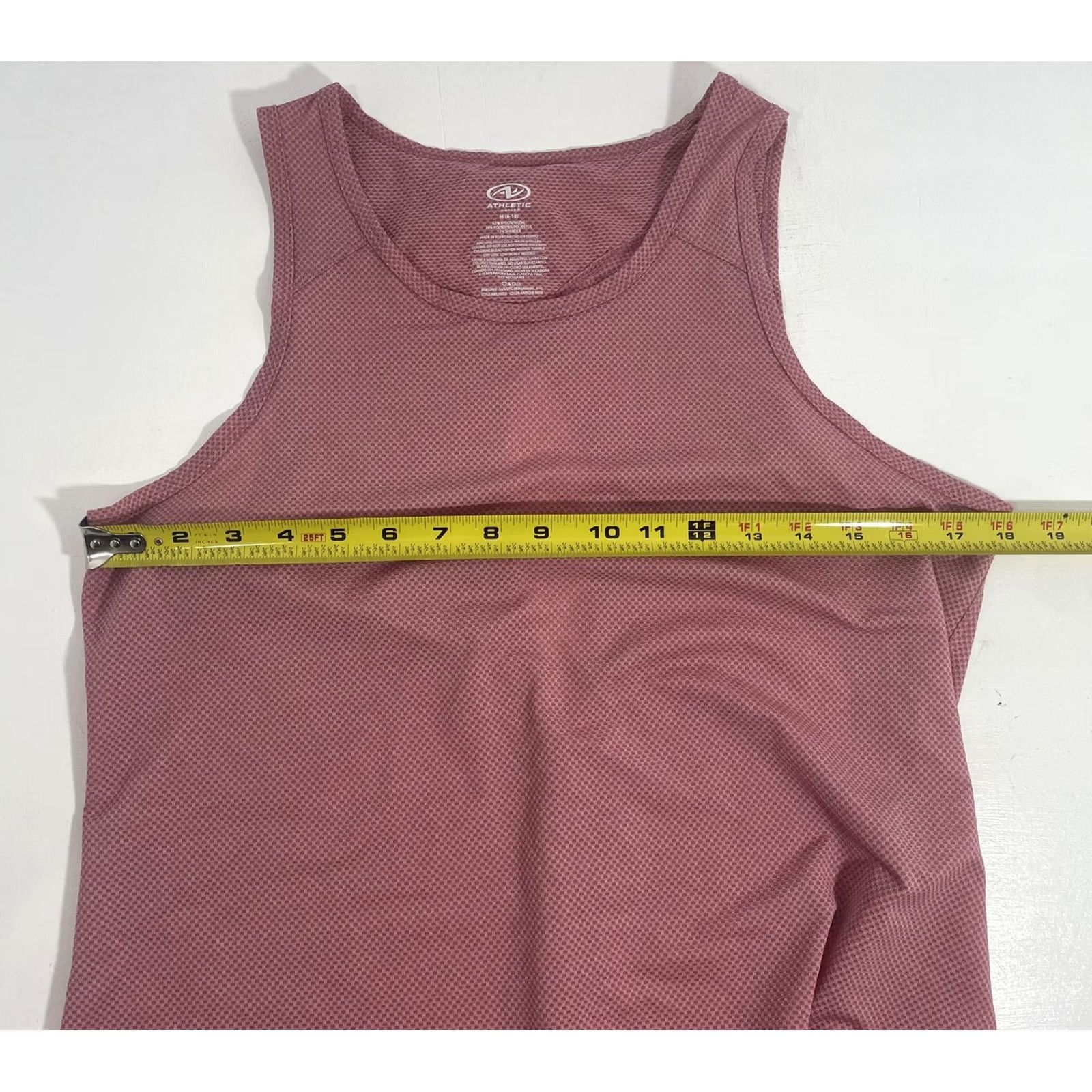 Athletic Works Athletic Works Shirt Womens M Rose women medium tank top color crew neck high low Size M / US 6-8 / IT 42-44 - 6 Thumbnail