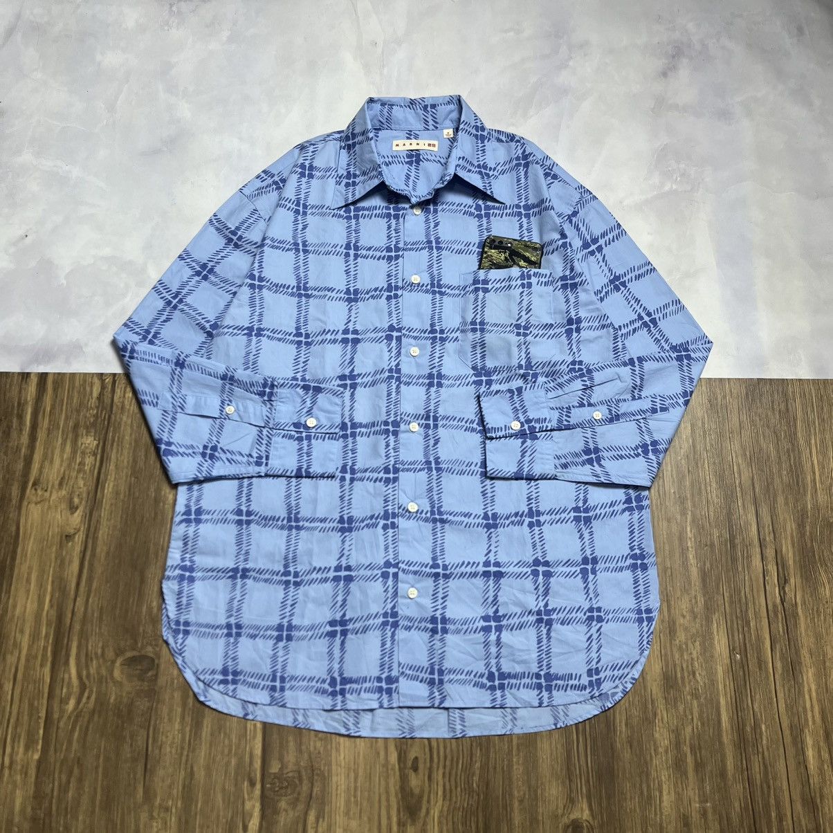 Marni × Uniqlo Marni Button Up Pocket Shirt Size US L / EU 52-54 / 3 - 2 Thumbnail