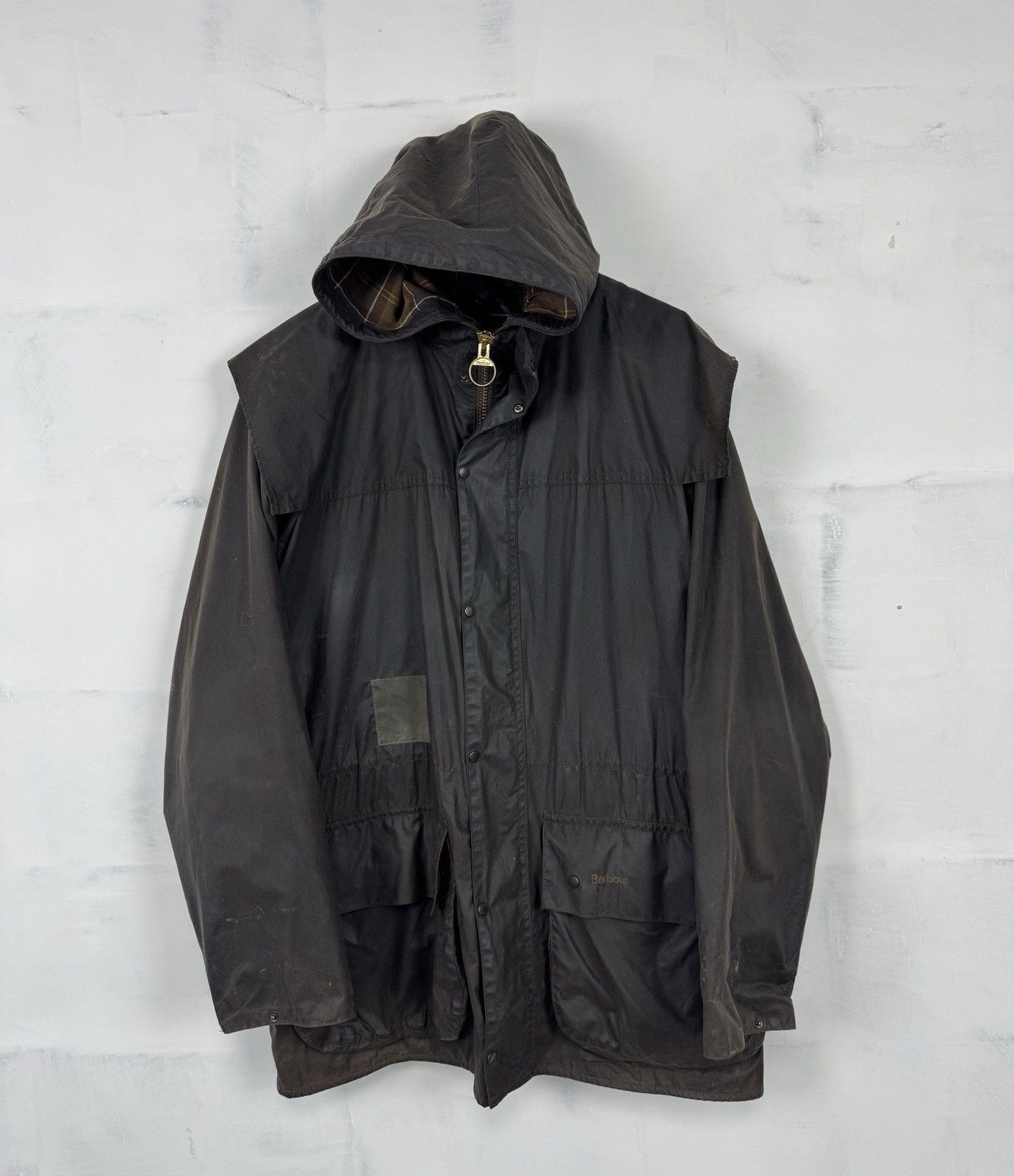 Barbour Barbour Vintage Classic Durham Wax Waxed Jacket Size C40 Size US L / EU 52-54 / 3 - 1 Thumbnail