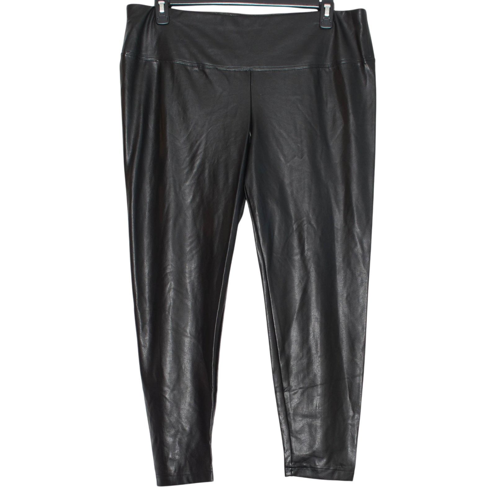 Other NWT Catherine Malandrino Faux Leather Pants Black 1X Pull On Size 37" - 1 Thumbnail