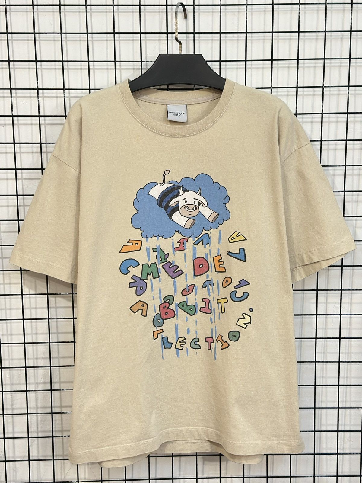 acme de la vie Acme De La Vie (ADLV) Cow Print T-shirt. Size US XL / EU 56 / 4 - 1 Thumbnail