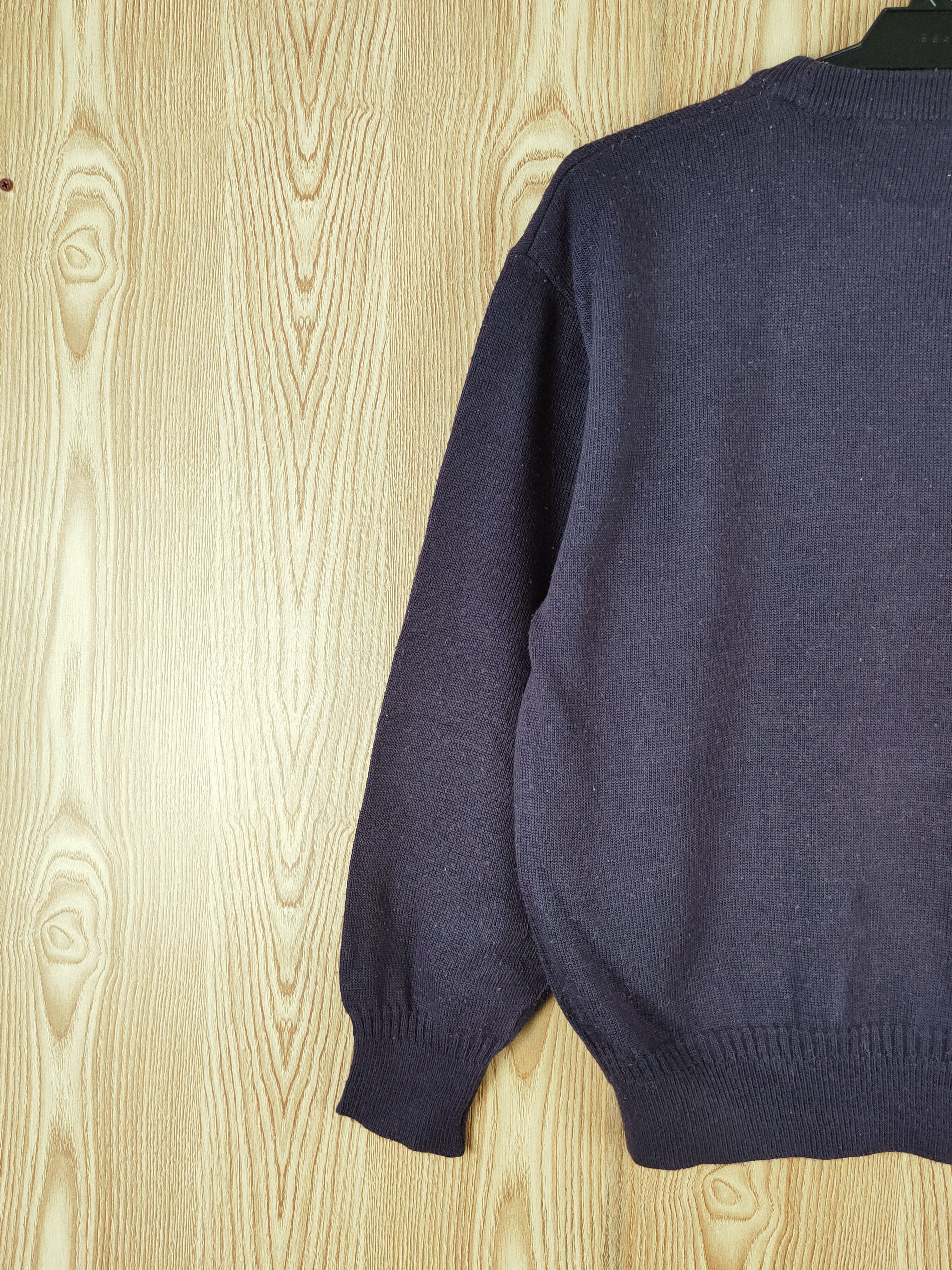 Homespun Knitwear × Japanese Brand × Vintage Vintage 💥 Homme Libre Dark Purple Knitwear Sweatshirts Size US M / EU 48-50 / 2 - 8 Thumbnail