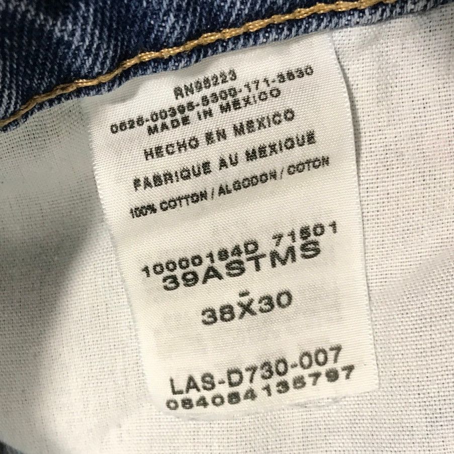 Other Austin Blue Denim Relaxed Fit Straight Leg Jeans Men 38x27 Size US 38 / EU 54 - 7 Thumbnail