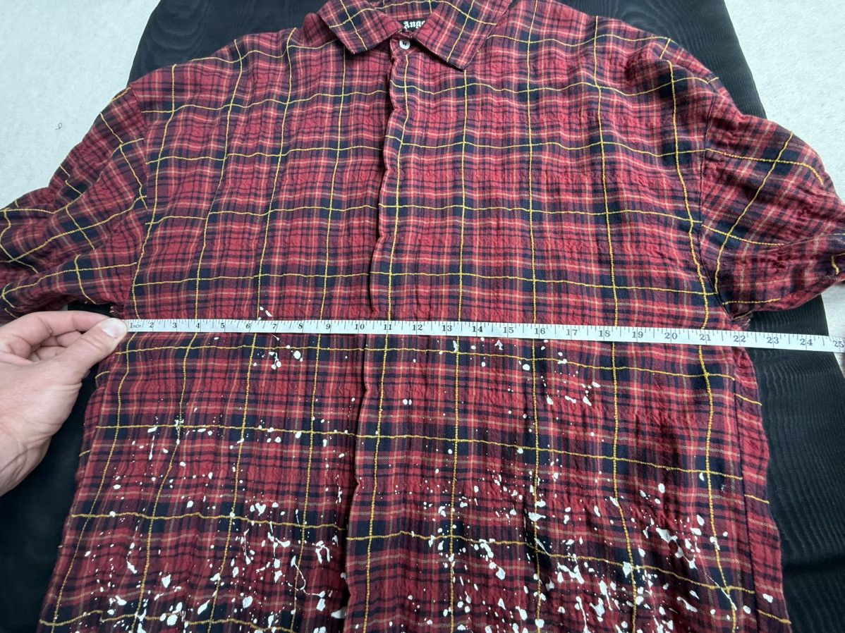 Palm Angels FW21 Palm Angels paint splatter long flannel bleached Grail Size US M / EU 48-50 / 2 - 5 Thumbnail