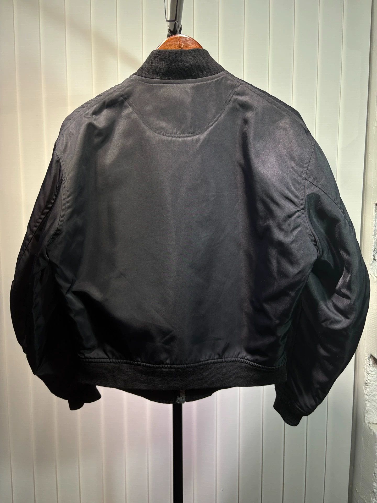 Yohji Yamamoto Yohji Yamamoto 1980s MA-1 Short-Wide Scimitar Sleeve Jacket Size US M / EU 48-50 / 2 - 2 Thumbnail