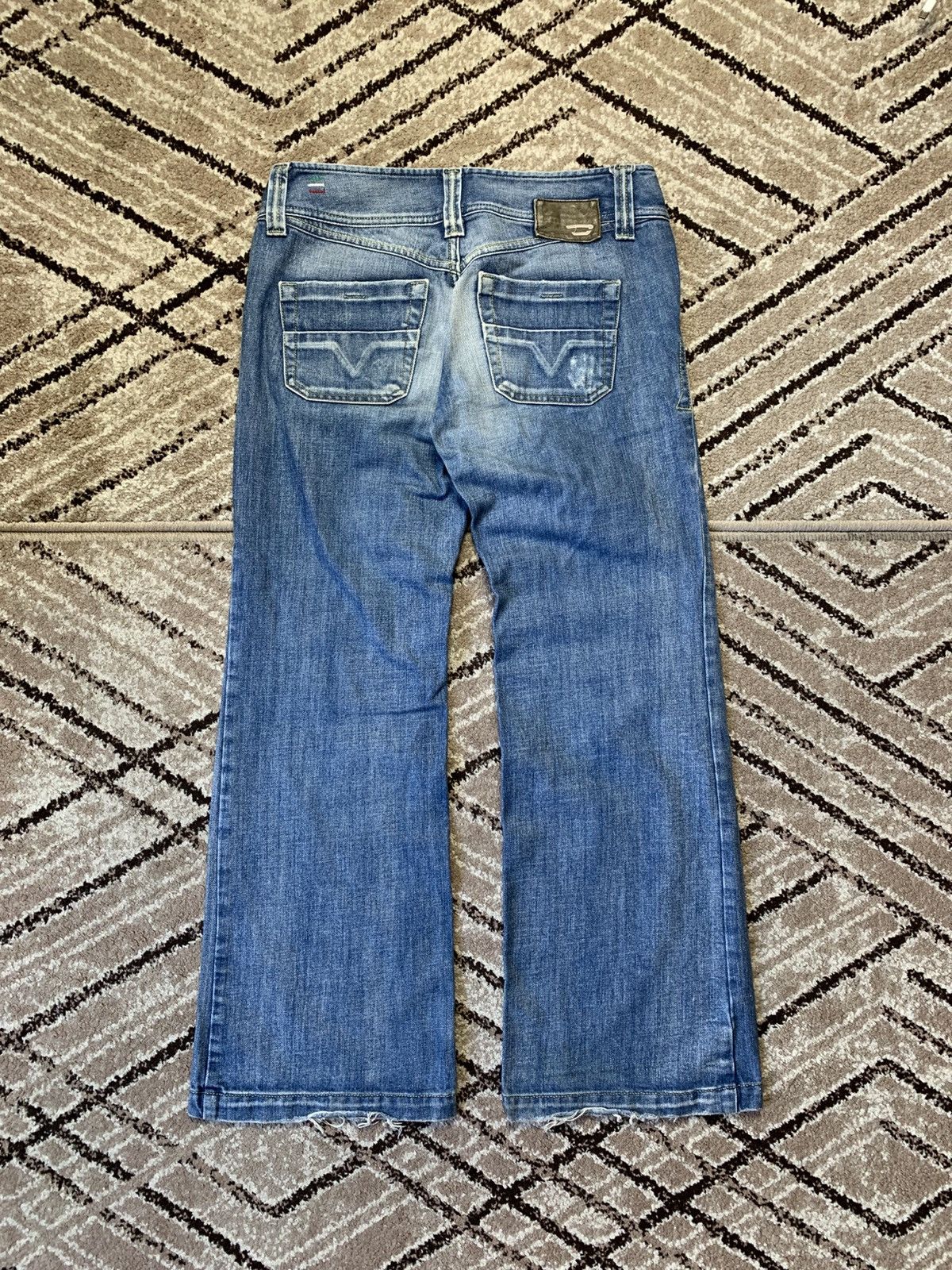 Diesel Y2K Lambry Flare Denim Jeans Pants - www.disolcolor.com