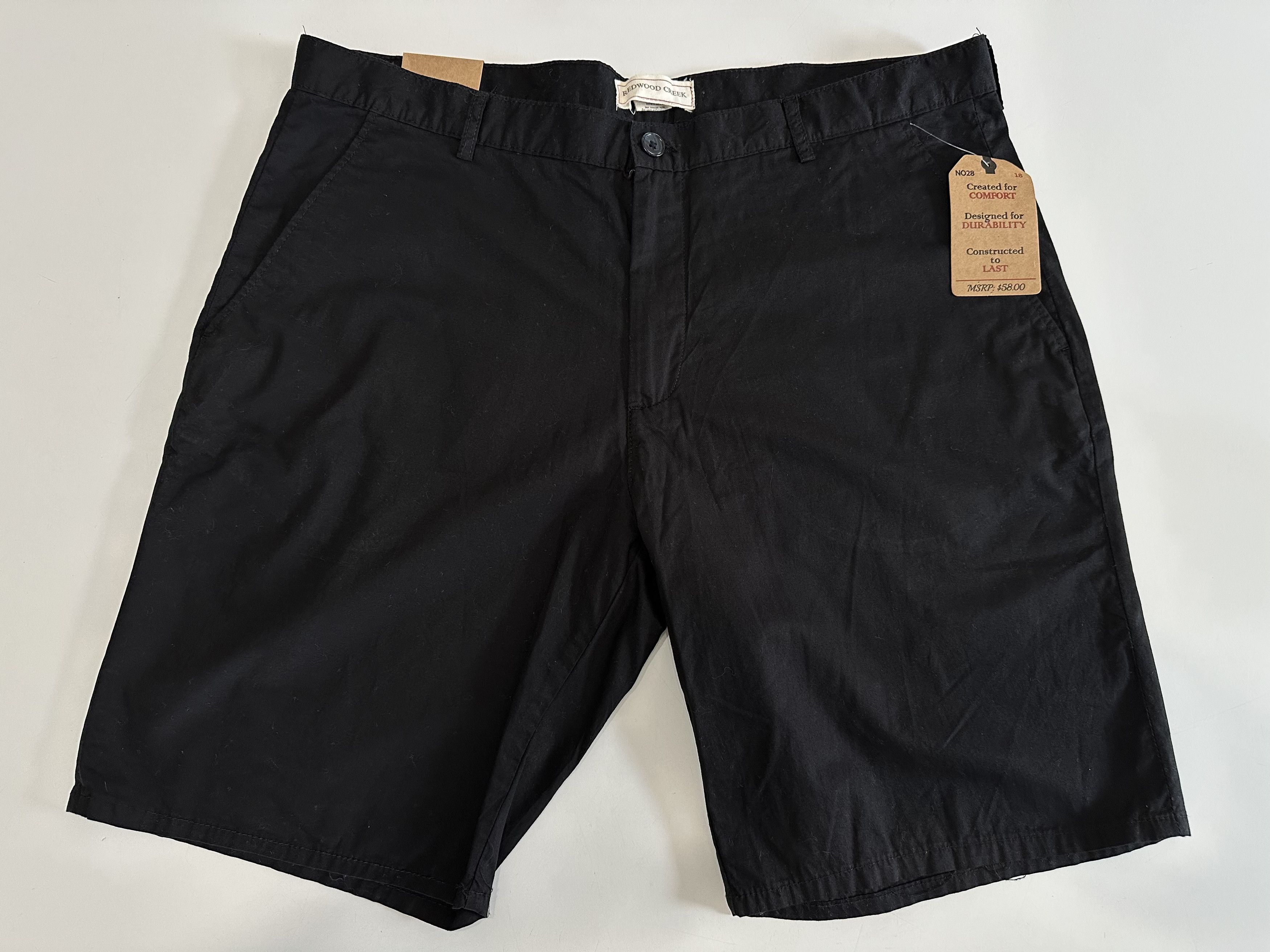Other Redwood Creek Women's Cotton Twill Shorts Black Size 40 Size 40" / US 18 - 1 Thumbnail