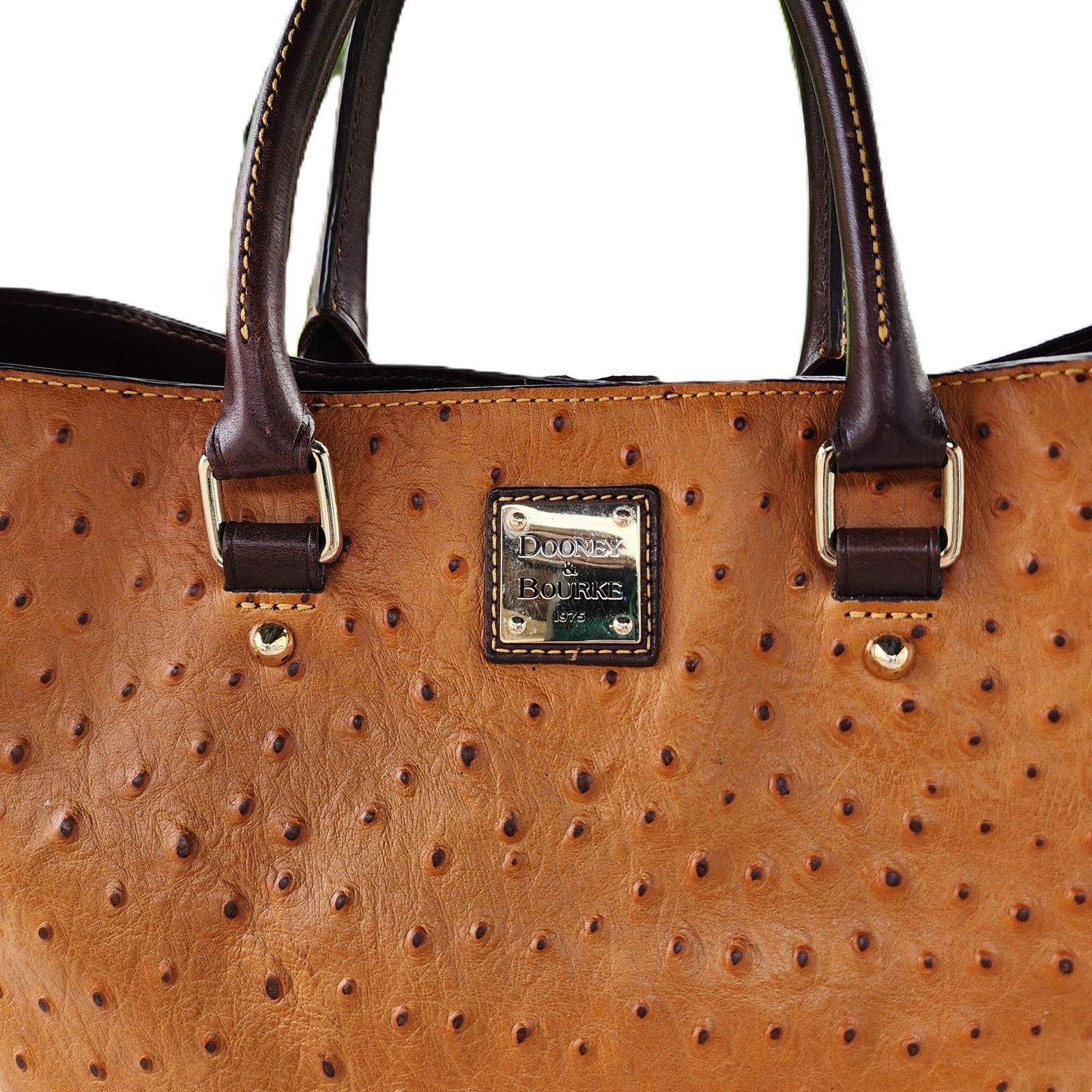 Dooney & Bourke Dooney & Bourke Ostrich Leather Lexington Tote Bag Shopper Size ONE SIZE - 5 Thumbnail