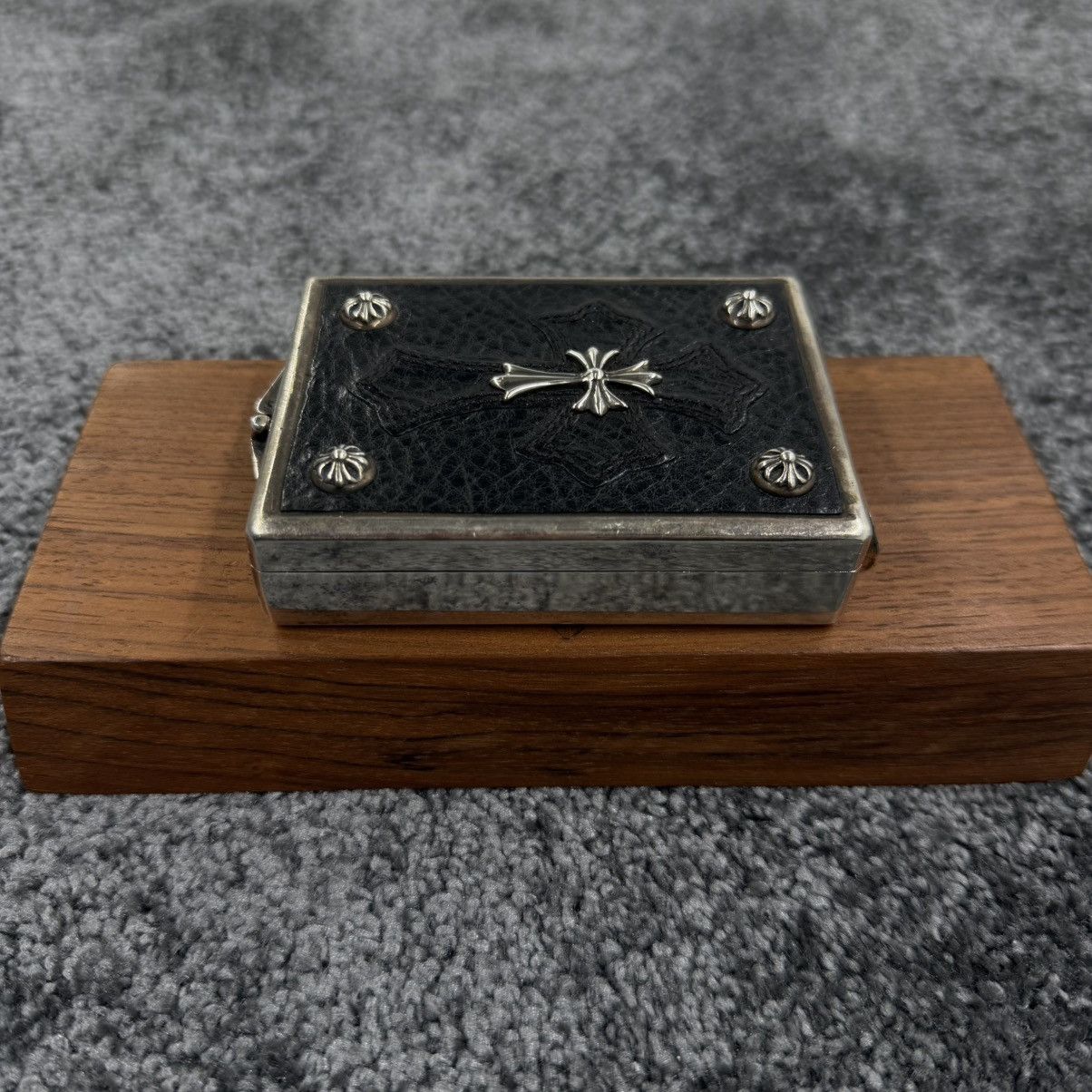 Chrome Hearts Chrome Hearts Cigarette Case Silver Cross and Leather Cross Size ONE SIZE - 5 Thumbnail
