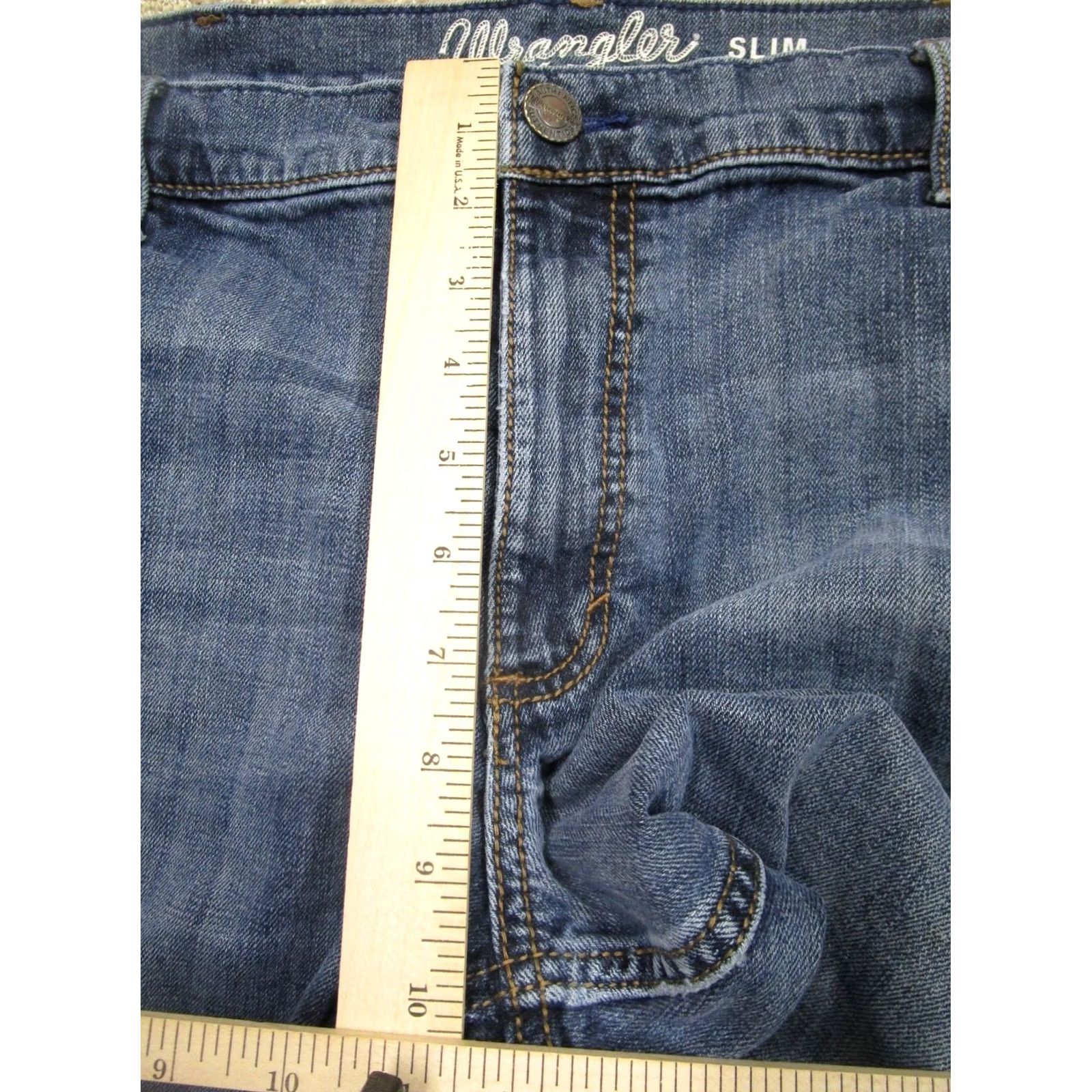 Wrangler Wrangler Retro Jeans Men 38x30 Light Blue Bootcut Slim Fit Denim 5-Pocket Wrangler Retro Jeans Mens Boots Cut Cowboy Hipster Retro Style? Size US 38 / EU 54 - 7 Thumbnail