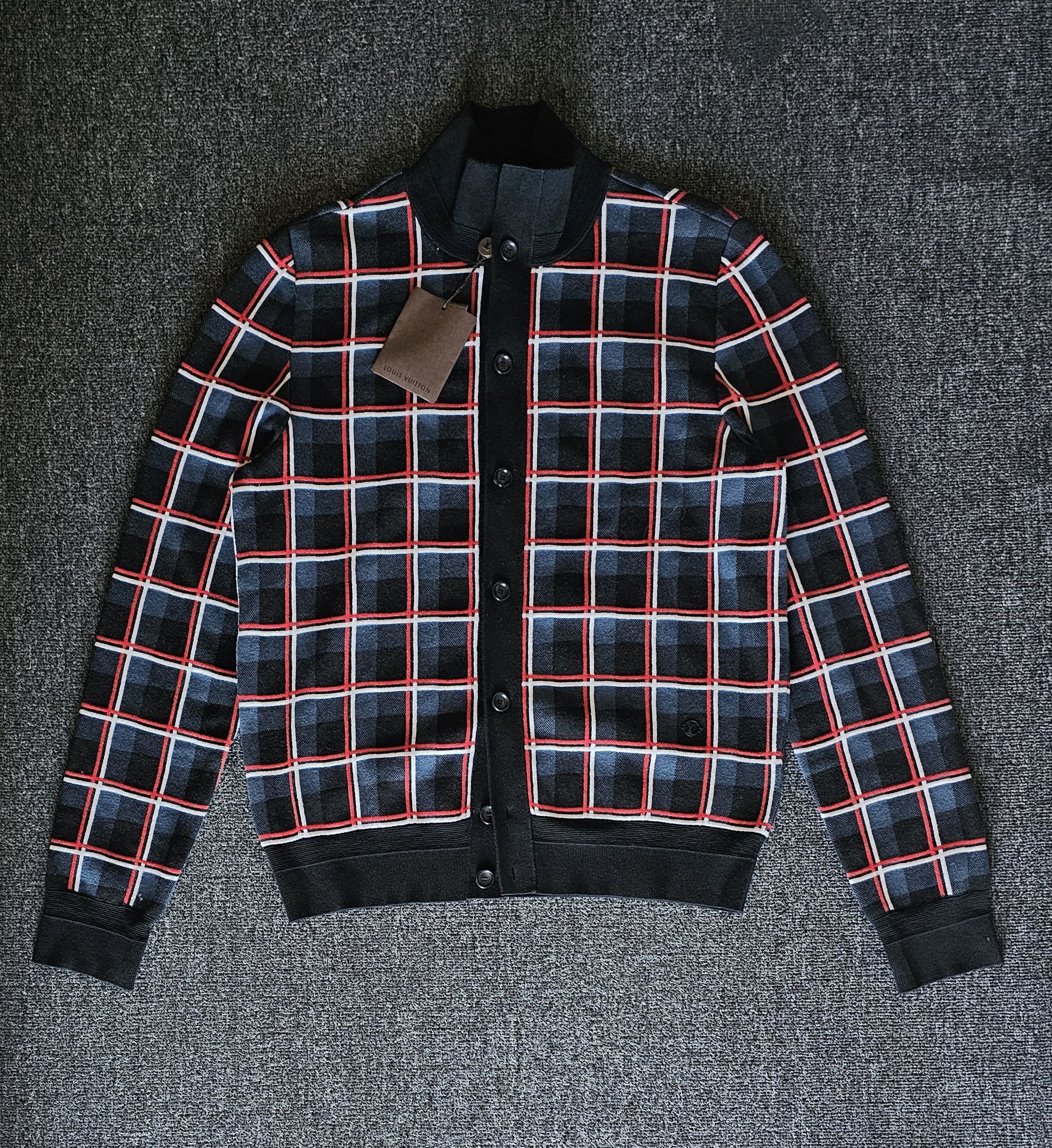 Louis Vuitton Louis Vuitton Men's Wool Cardigan Jacket Size M Size US M / EU 48-50 / 2 - 1 Thumbnail