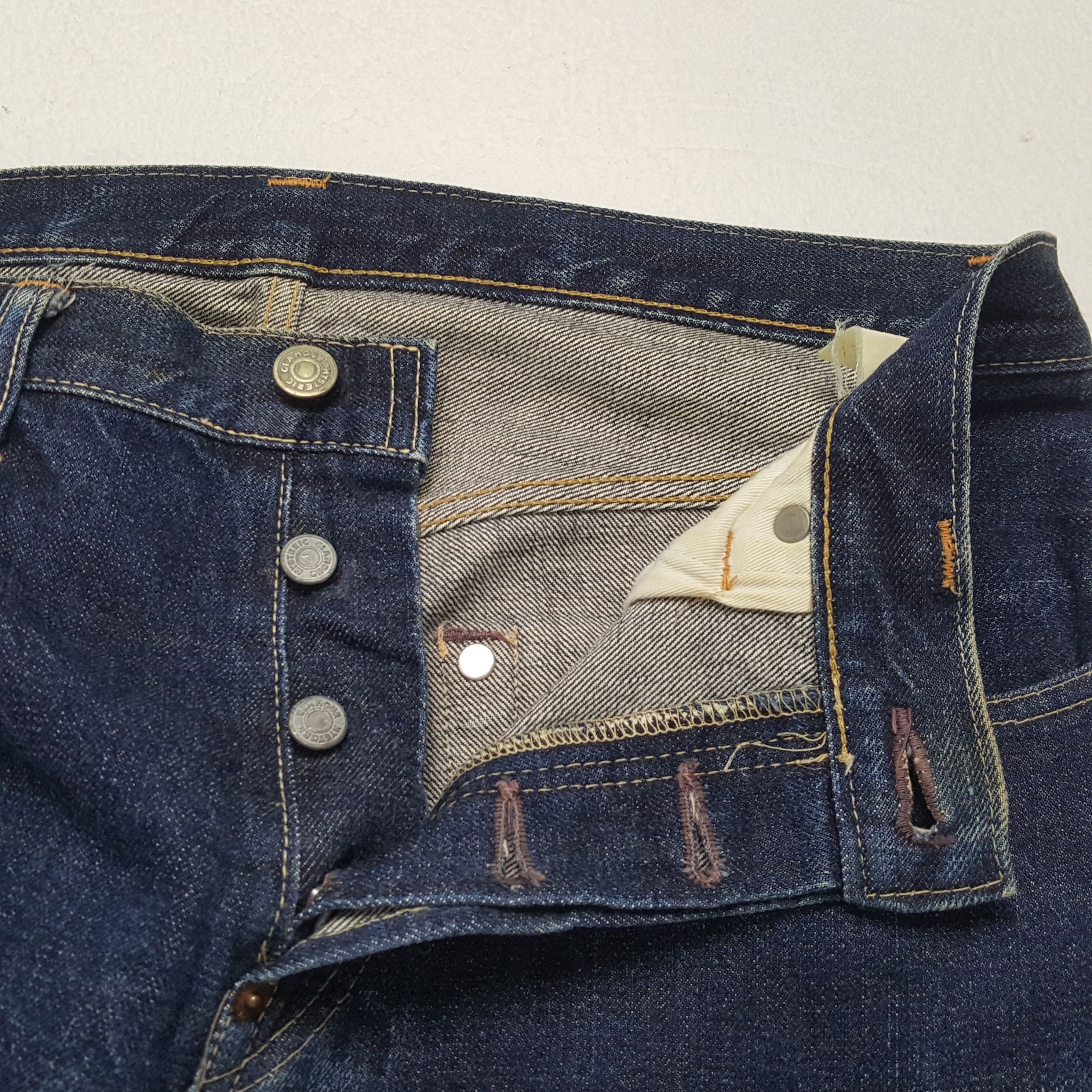 Hysteric Glamour × Japanese Brand × Vintage HYSTERIC GLAMOUR Japanese Brand Custom Art Style Jeans Size US 31 - 13 Thumbnail