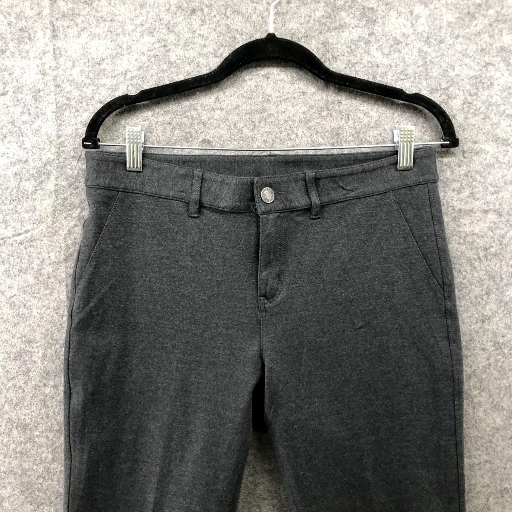 Eddie Bauer Eddie Bauer Ponte Slim Fit Pants Womens Size 8 Gray Mid Rise Performance Dress Pants Stretch Size 30" / US 8 / IT 44 - 4 Thumbnail