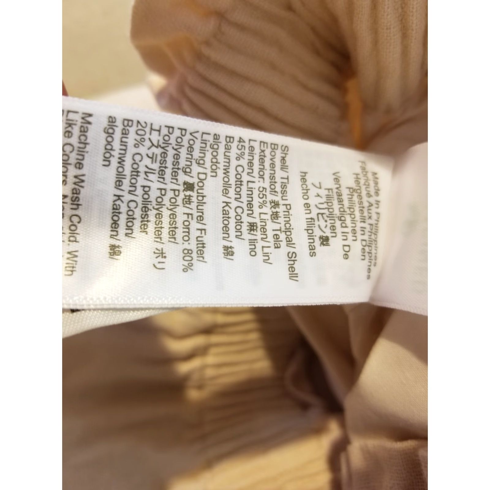 J.Crew VINTAGE? (No) Actually: J.CREW Skirt Women 4 Linen Beige Knee Length A-Line 4? Size 27" / US 4 / IT 40 - 6 Thumbnail