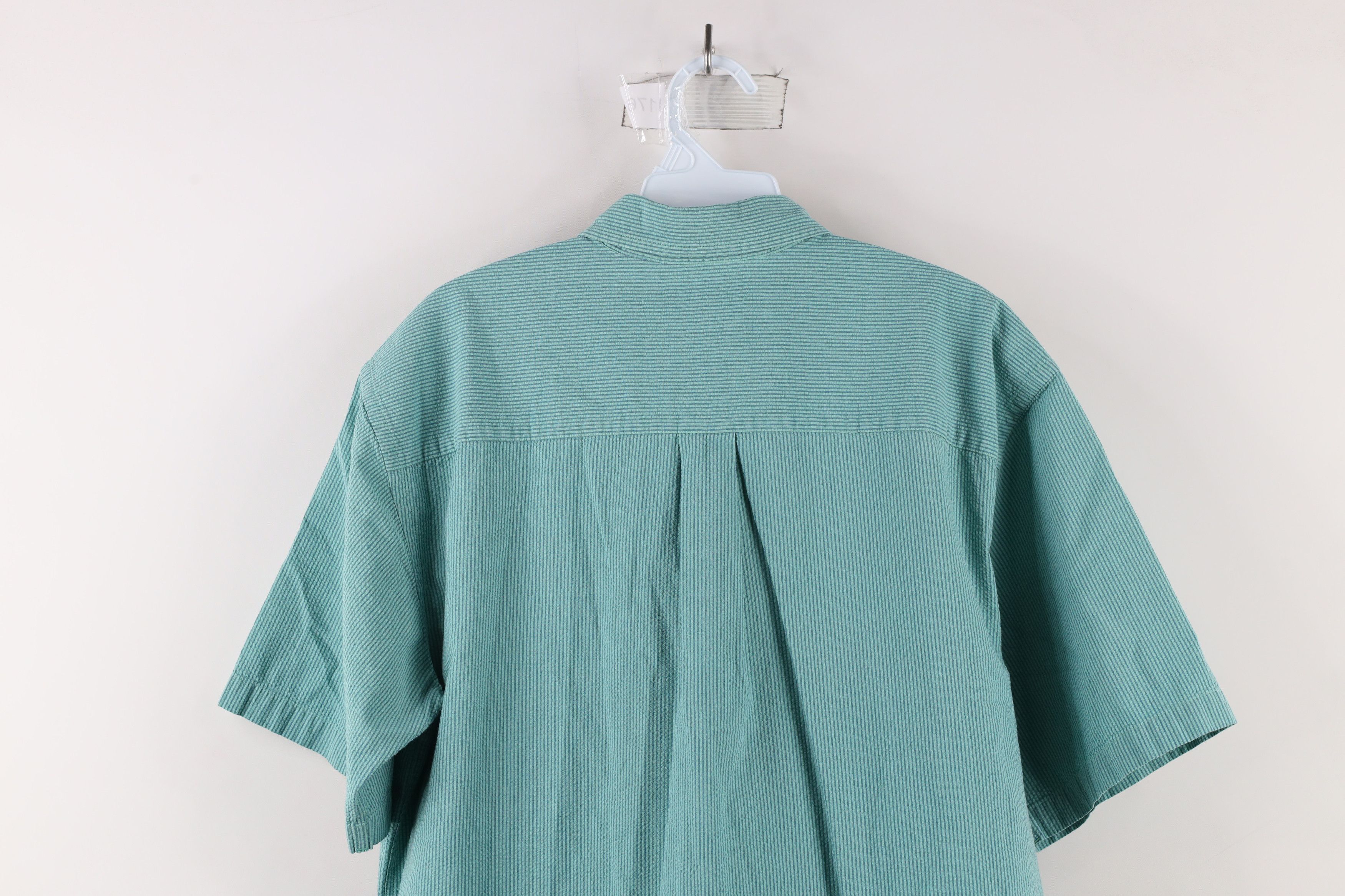 L.L. Bean × Vintage Vintage 90s LL Bean Sucker Short Sleeve Button Down Shirt Size US M / EU 48-50 / 2 - 9 Thumbnail