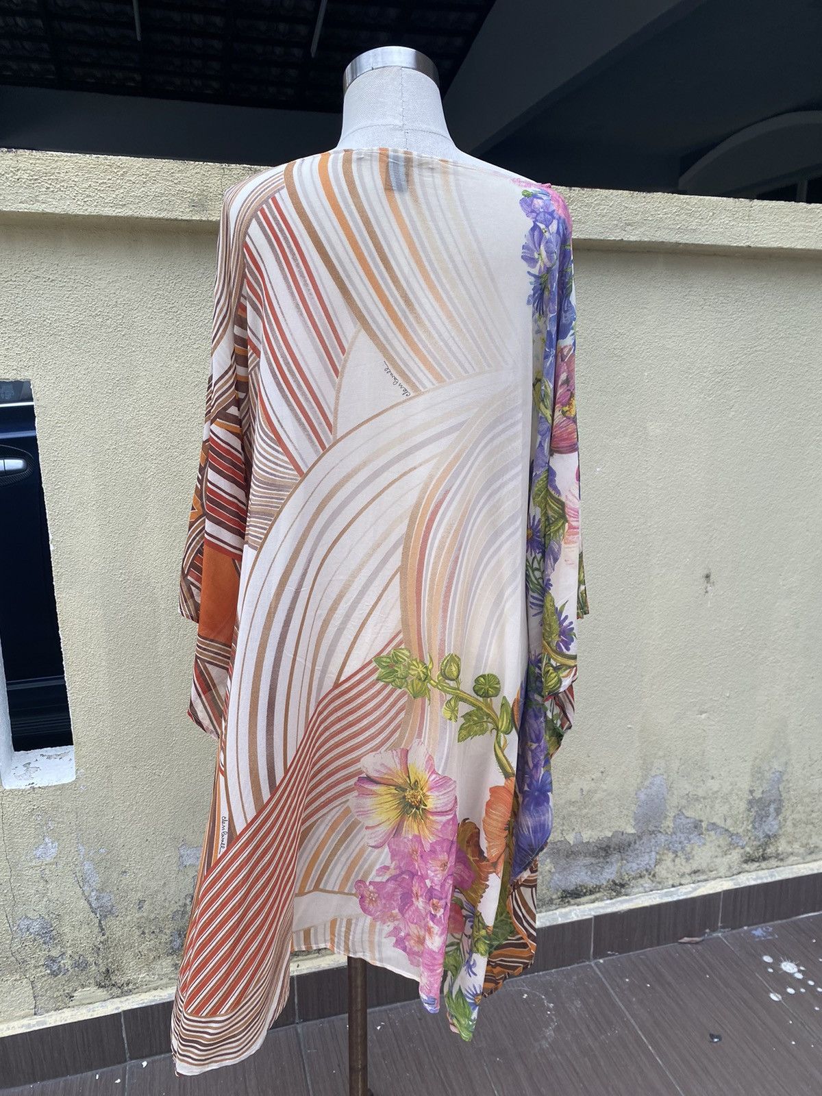 Roberto Cavalli silk caftan floral Size M / US 6-8 / IT 42-44 - 5 Thumbnail
