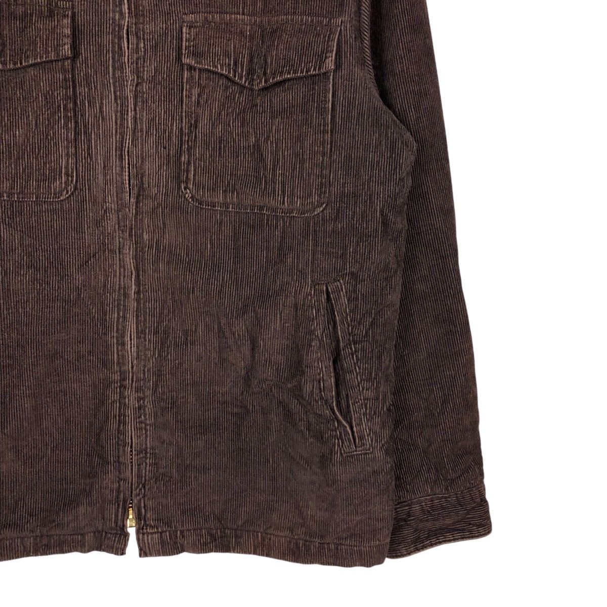 📌Vintage Corduroy Bomber Biker Jacket Gap Shearling