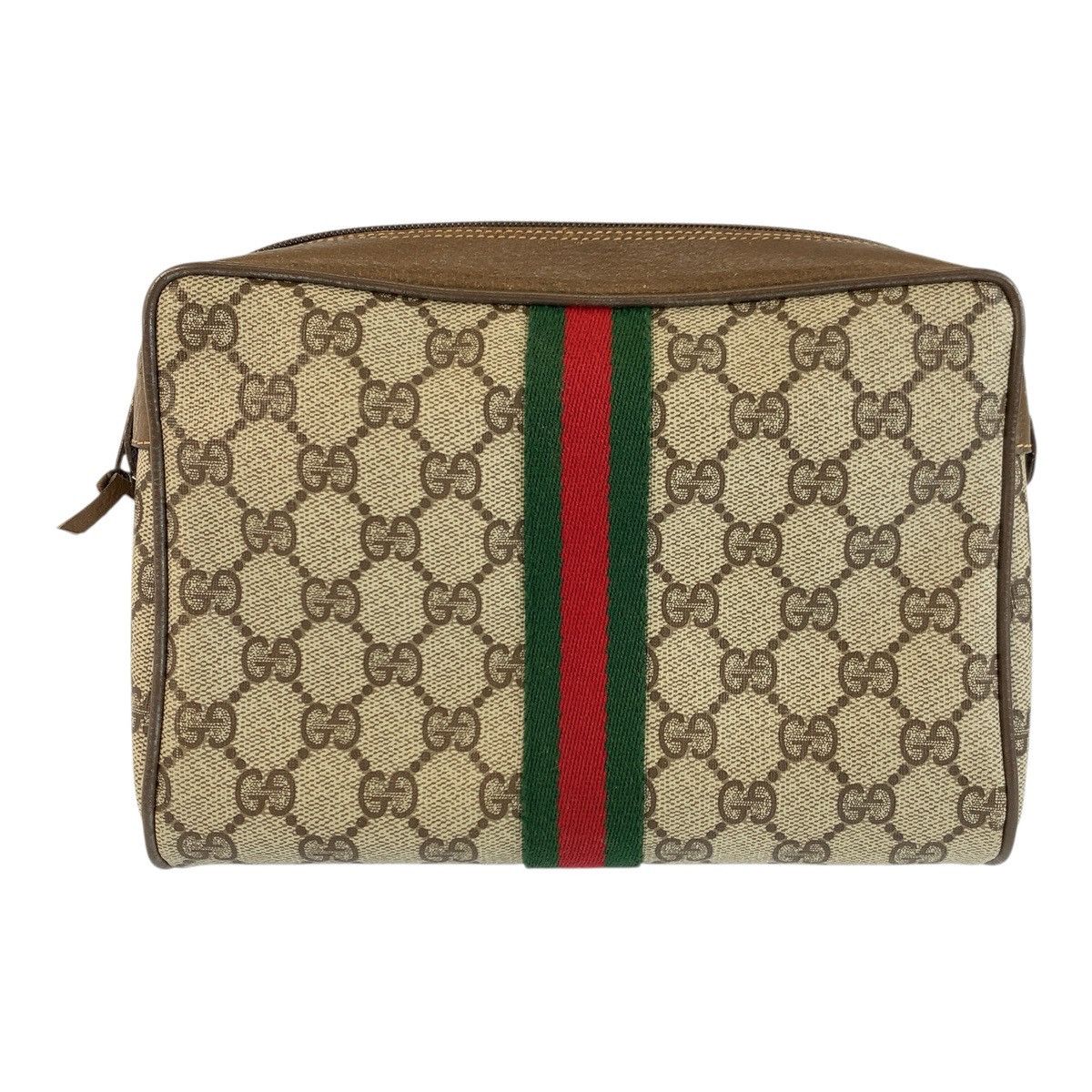 Gucci Gucci Gucci GG Supreme Leather Clutch Bag Textile Clutch Bag 89 DUTY FREE for USA Size ONE SIZE - 1 Thumbnail