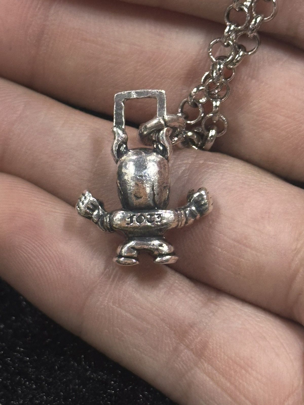 CHROME HEARTS FOTI HARRIS TEETER ZIPPER PENDENT