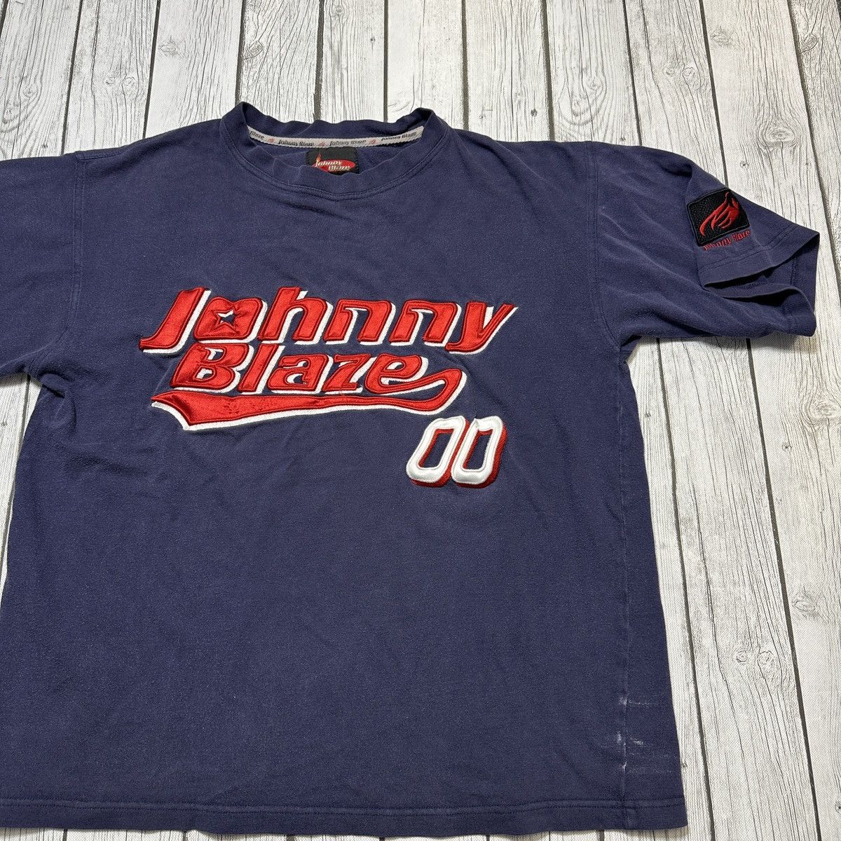 Vintage Vintage Johnny Blaze tee Size US XL / EU 56 / 4 - 3 Thumbnail