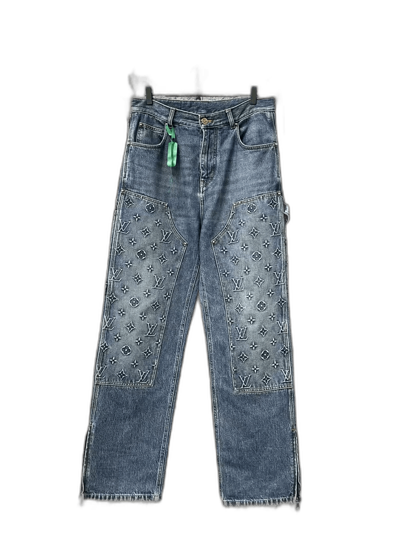 Louis Vuitton Louis Vuitton Blue Denim Lumber Pants-2507 Size US 30 / EU 46 - 1 Thumbnail