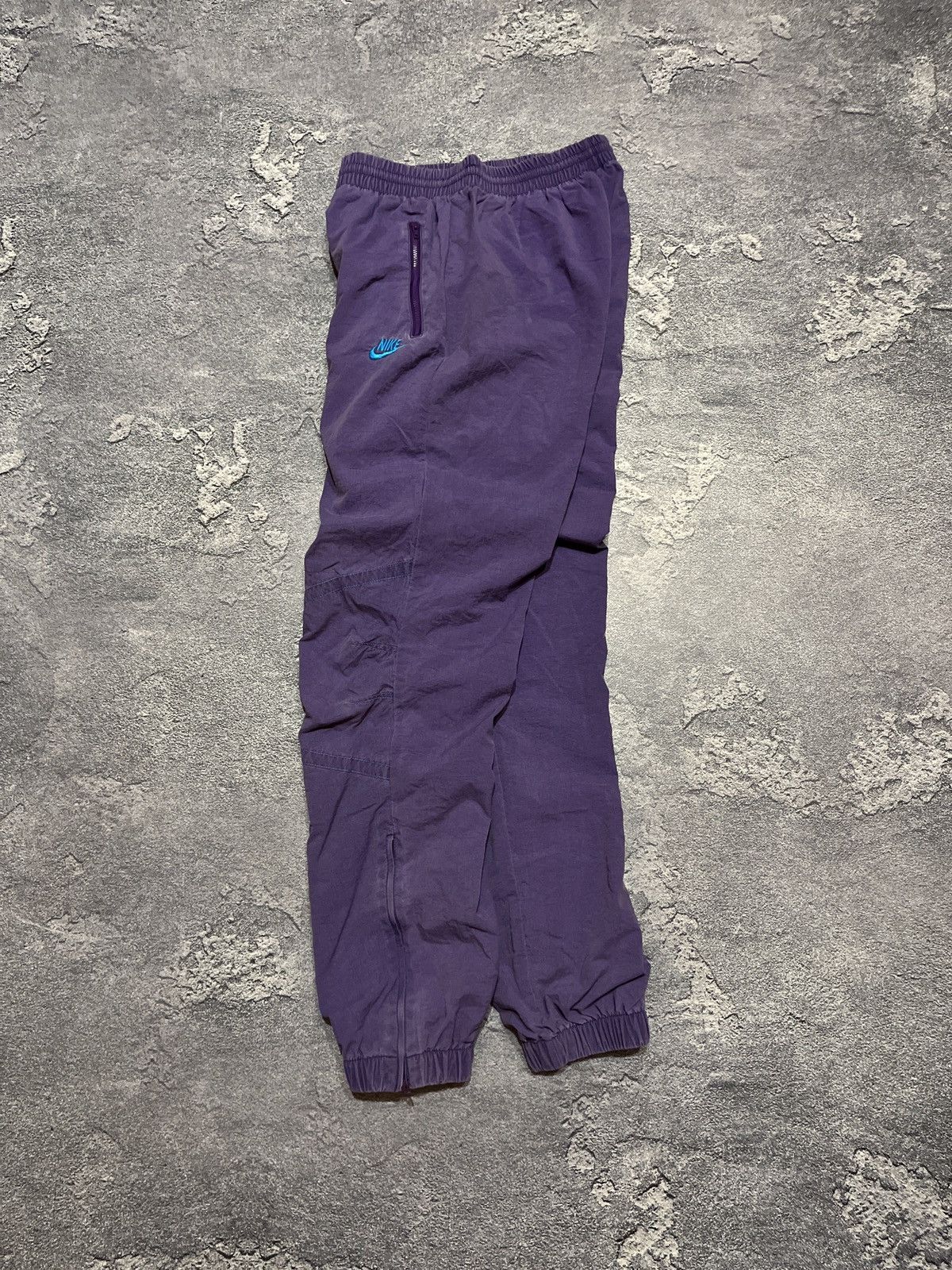 Nike × Vintage Vintage 80s Nike Purple Track Pants Size US 30 / EU 46 - 2 Thumbnail