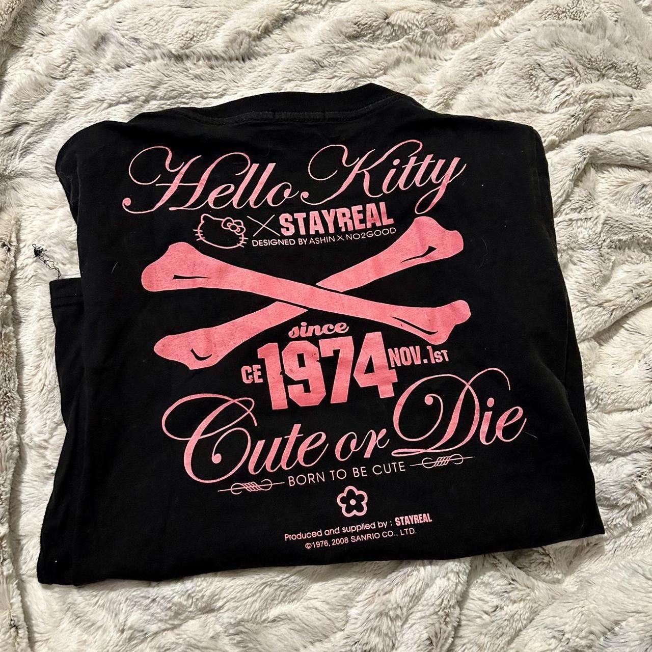 Japanese Brand × Vintage Stay Real x HELLO KITTY Sanrio T-Shirt Size M / US 6-8 / IT 42-44 - 2 Thumbnail