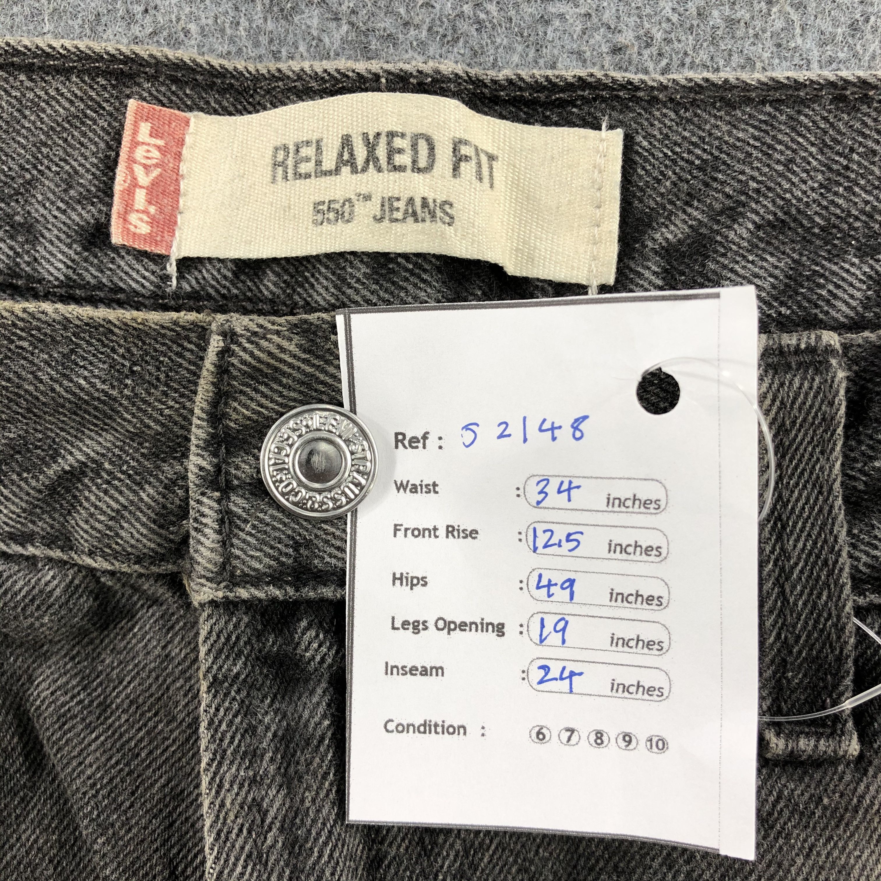 Levi's Vintage Levis 550 Earth Tone Jeans-J2148 Size US 34 / EU 50 - 13 Thumbnail