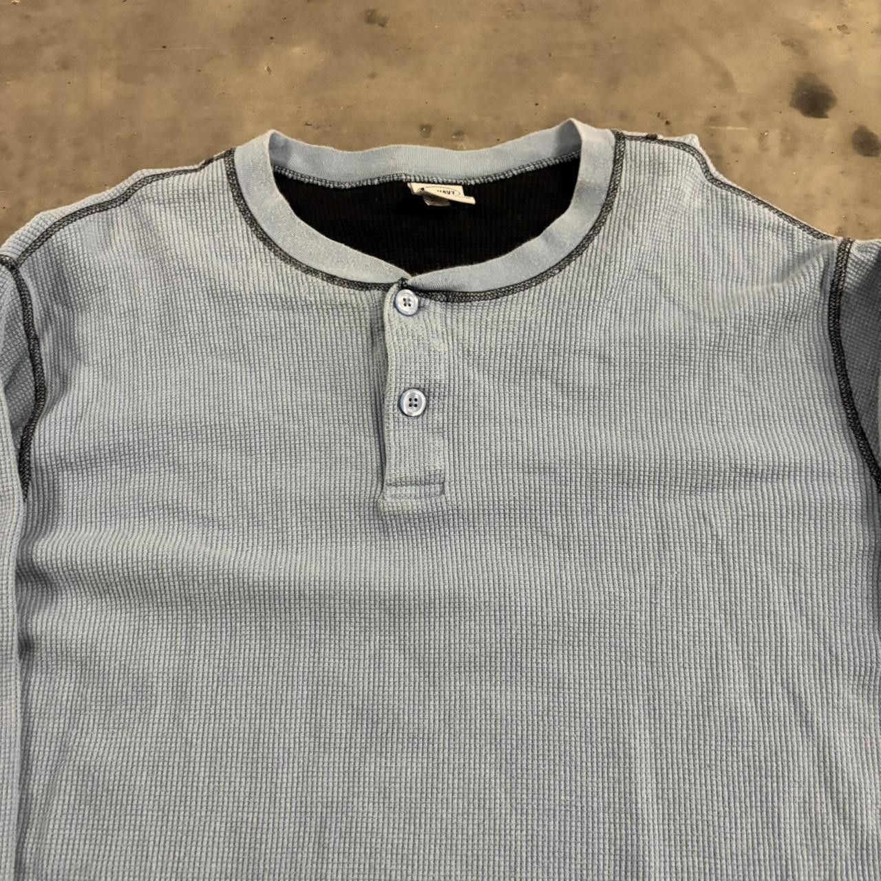 Vintage Crazy Vintage Y2K/2000s Grunge Light Blue Skater Essential Thermal! Size 2XL Size US XXL / EU 58 / 5 - 2 Thumbnail