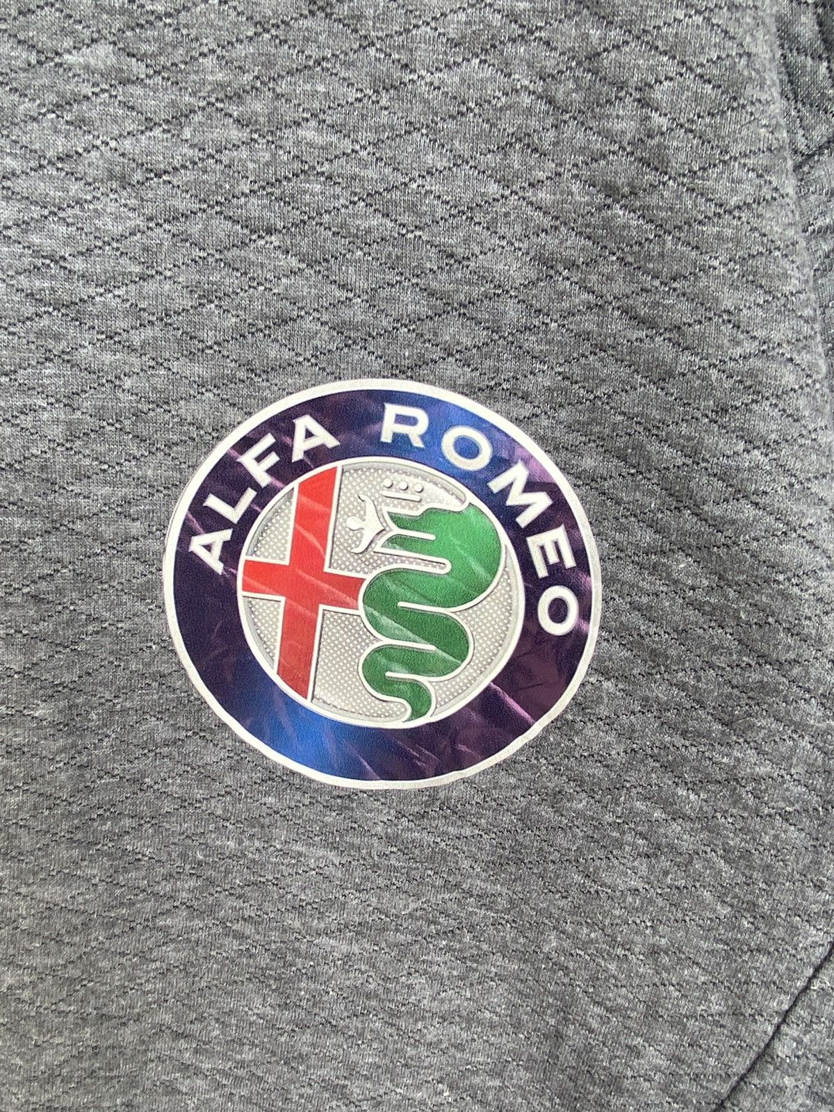 Other Vintage Alfa Romea Small Printed Full Zip Gray Colour Size US L / EU 52-54 / 3 - 6 Thumbnail