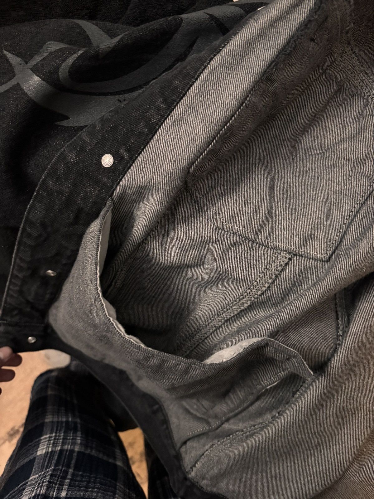 Kim Krueger Kim Krueger Black Denim Jacket (VERY RARE & LIMITED) Size US L / EU 52-54 / 3 - 5 Thumbnail