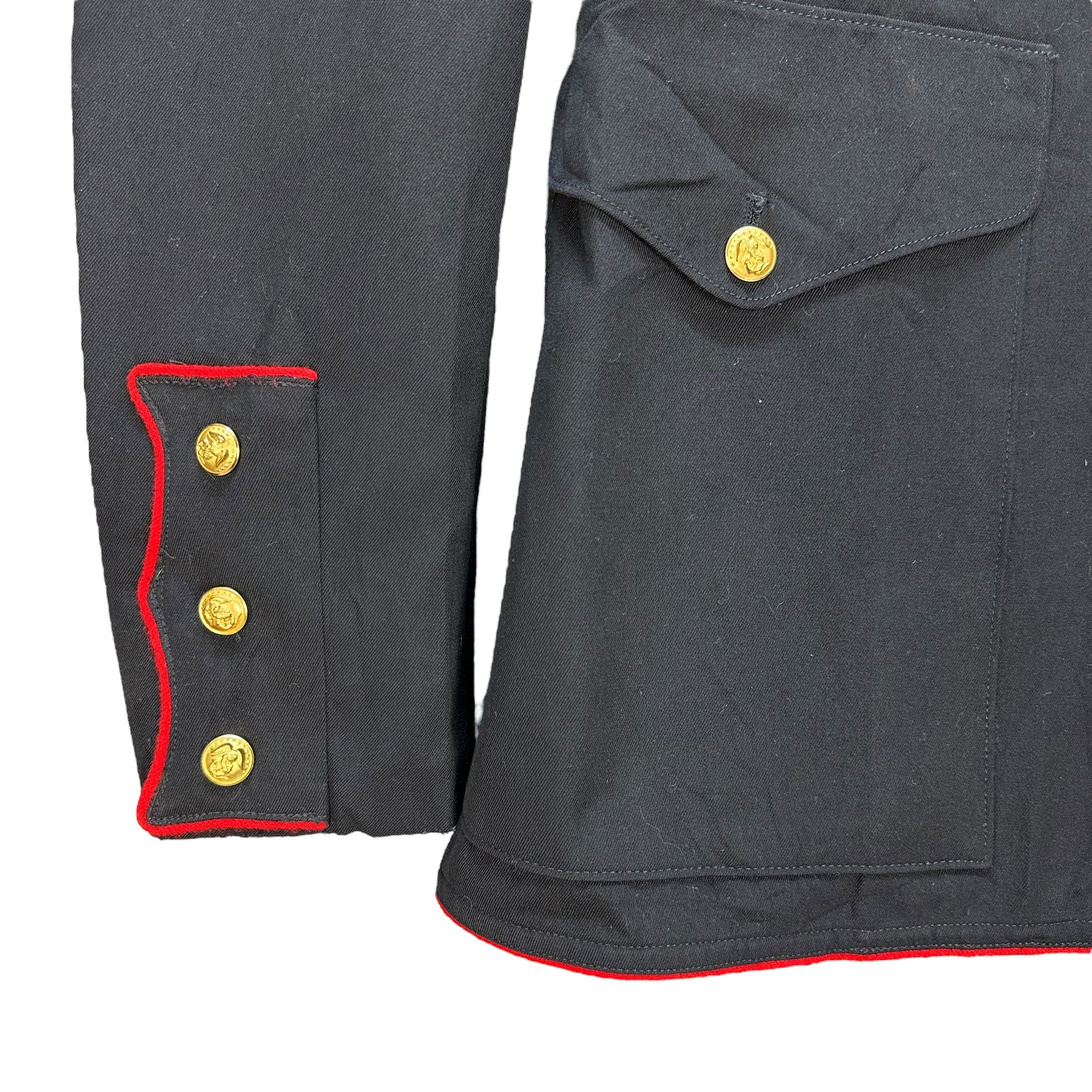 Vintage 80s DSCP Crown Clothing Company USA Gabardine Coat #A17-0411 Size US S / EU 44-46 / 1 - 4 Thumbnail