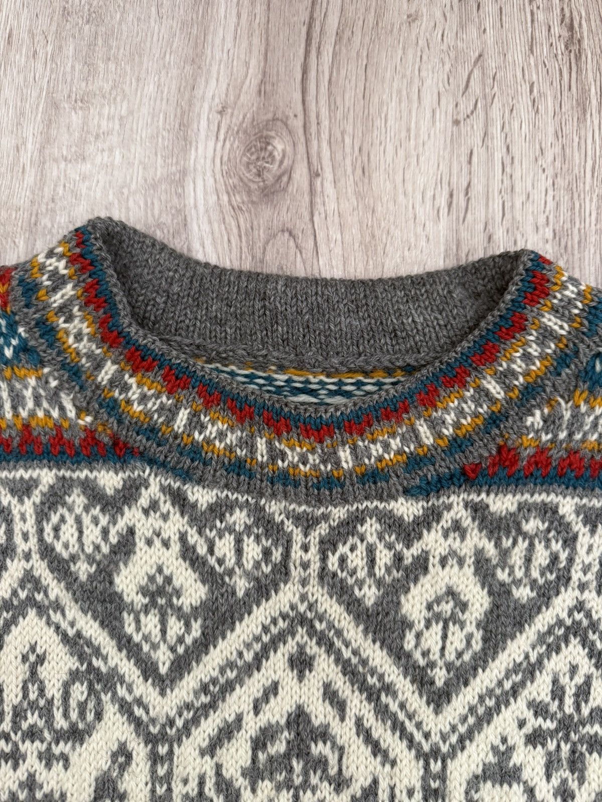Dale Of Norway Dale Garn Wool Fair Isle Ski Sweater Oversize L 1990s Size US L / EU 52-54 / 3 - 10 Thumbnail