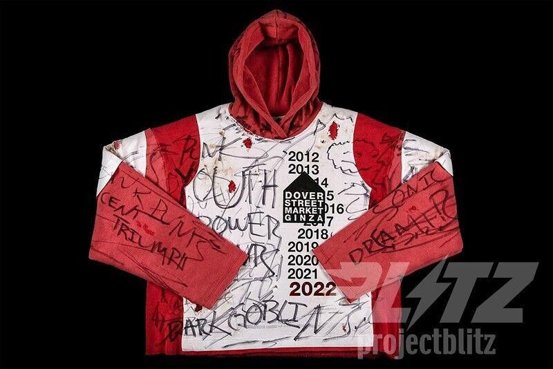 Designer DOVER STREET MARKET GINZA LIBERAL YOUTH MINISTRY HOODIE Size US 34 / EU 50 - 2 Thumbnail