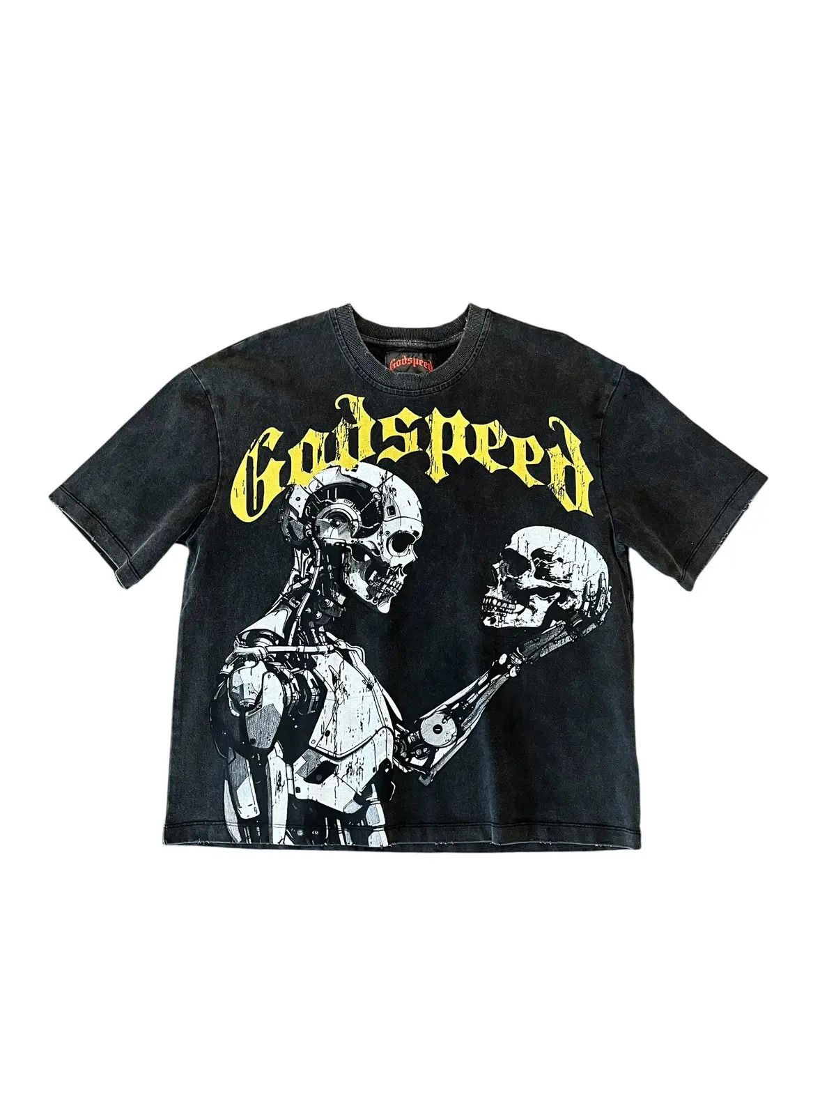 Godspeed Godspeed Tee Black Yellow Mankind VS AI Size US XL / EU 56 / 4 - 1 Preview